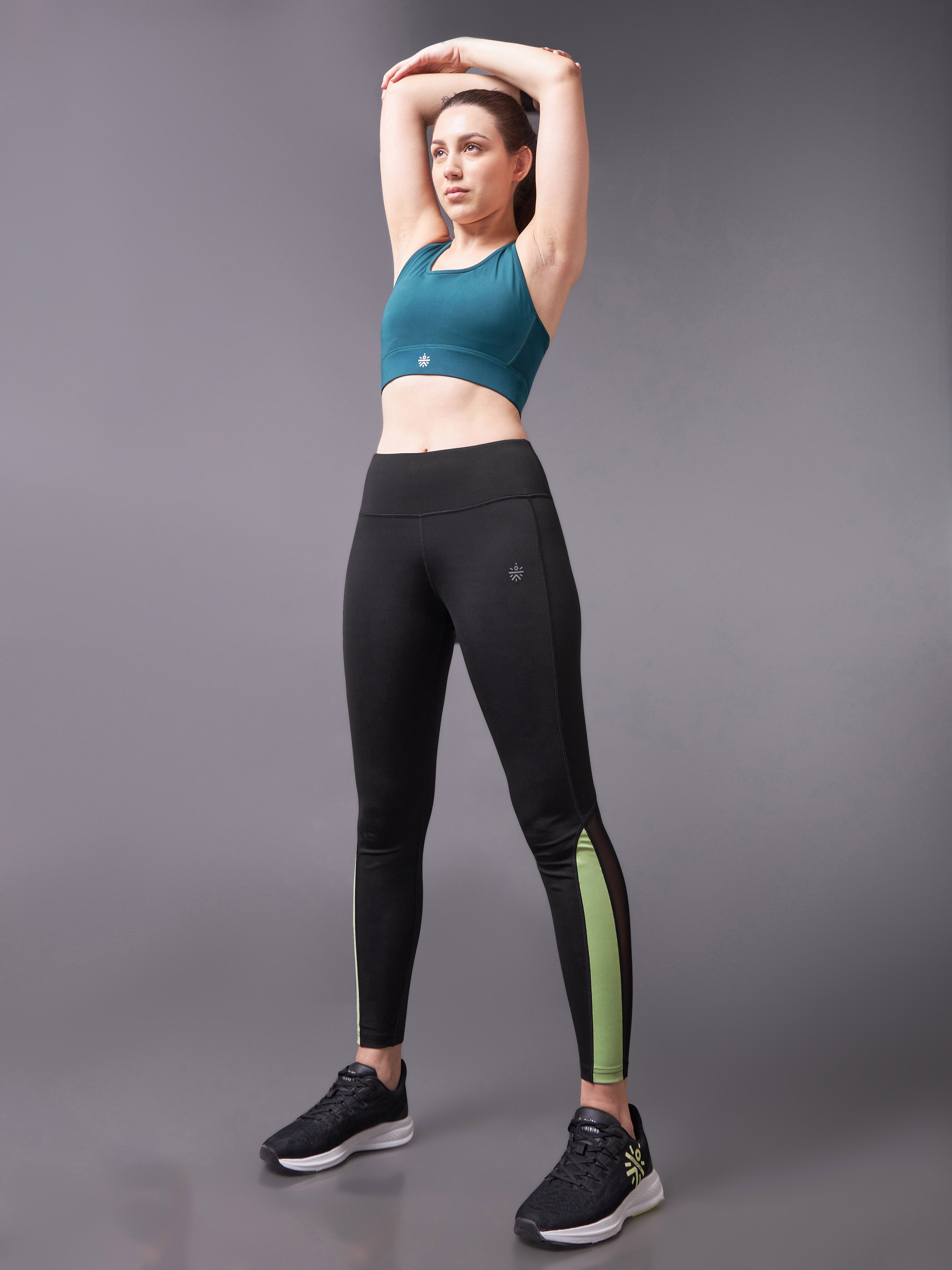 Iconic Black Running Tights