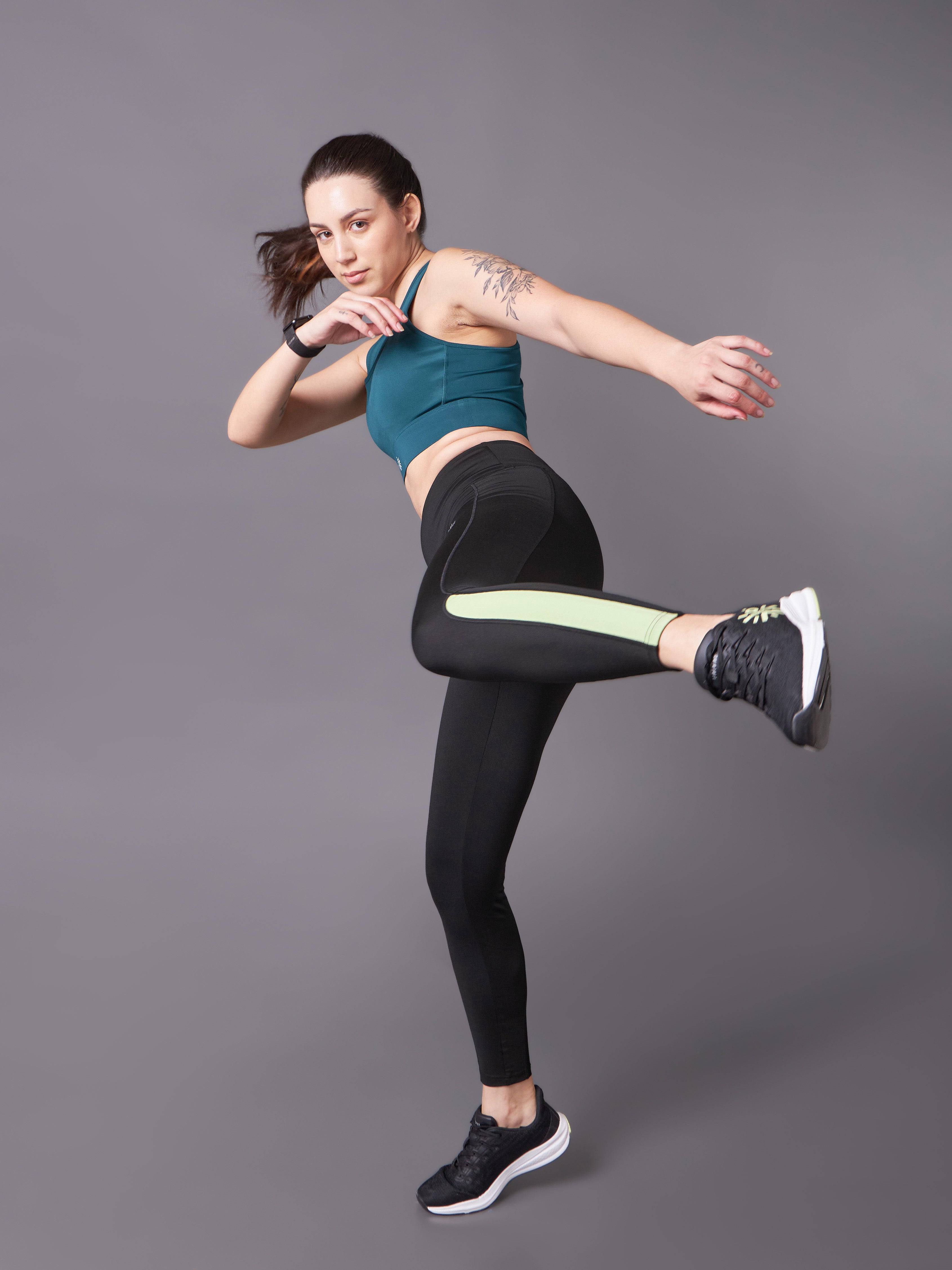 Iconic Black Running Tights