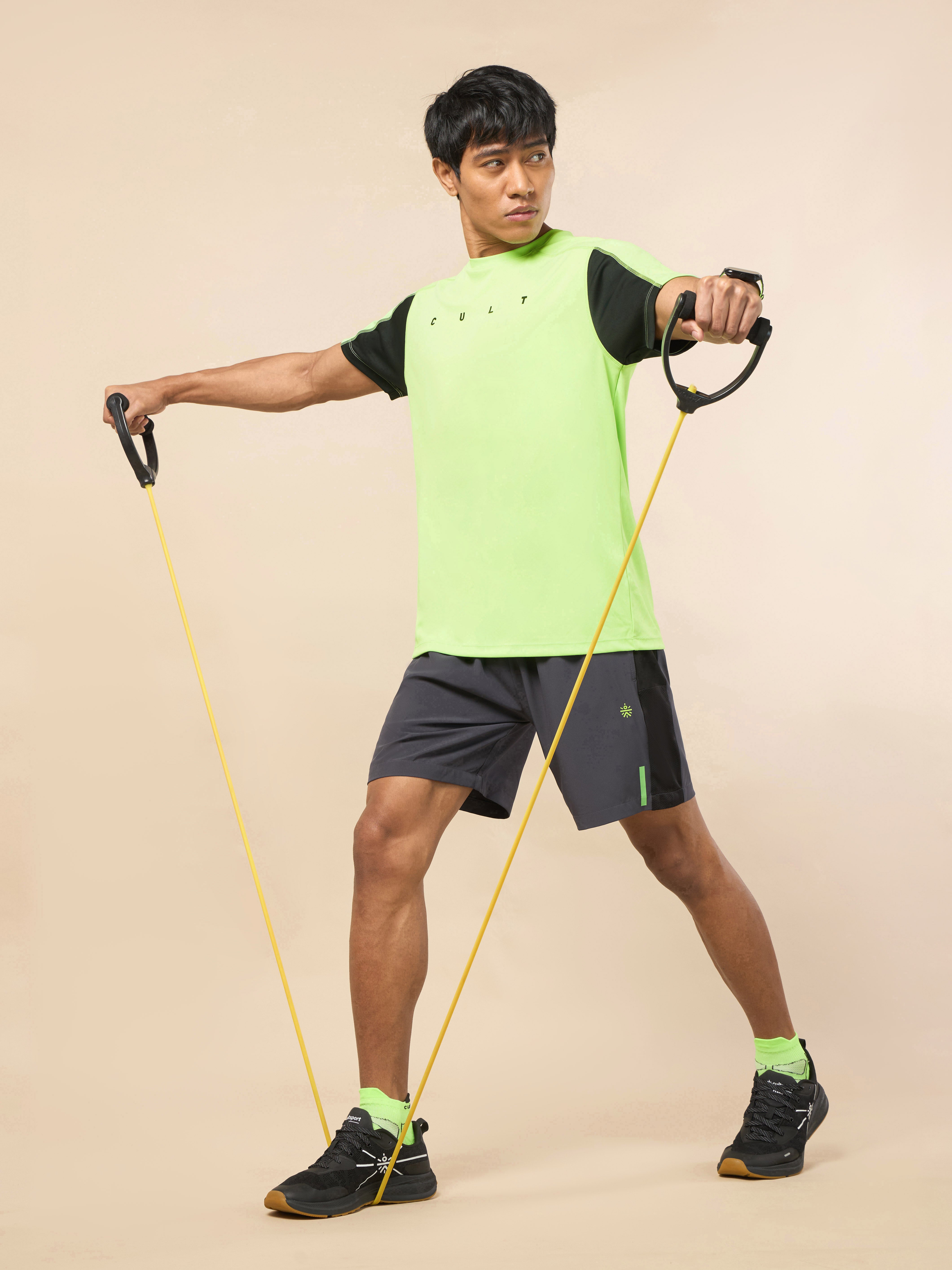 Men's Cult Neon Green Training T-shirt