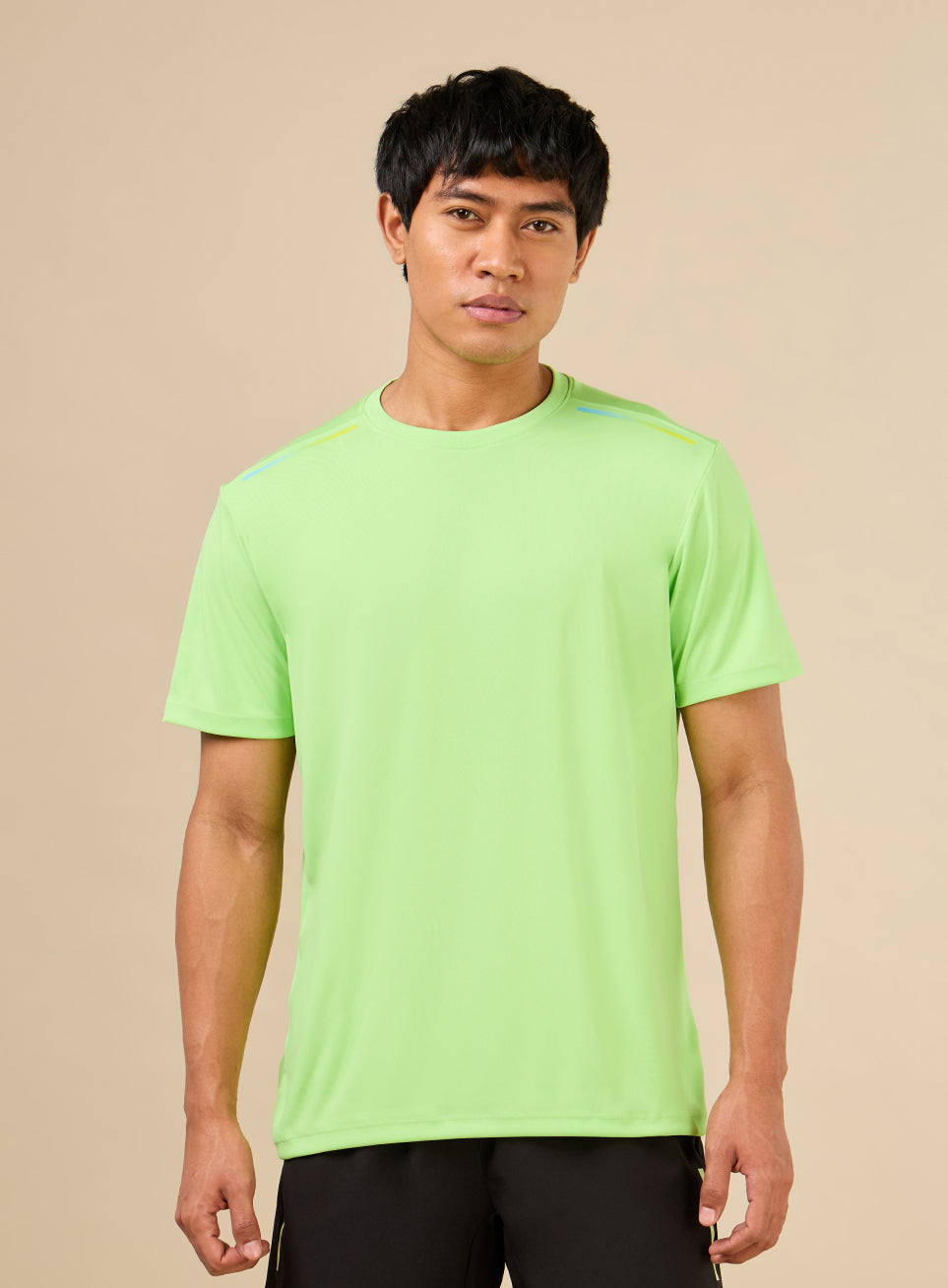 Men's All Round Green Workout T-shirt
