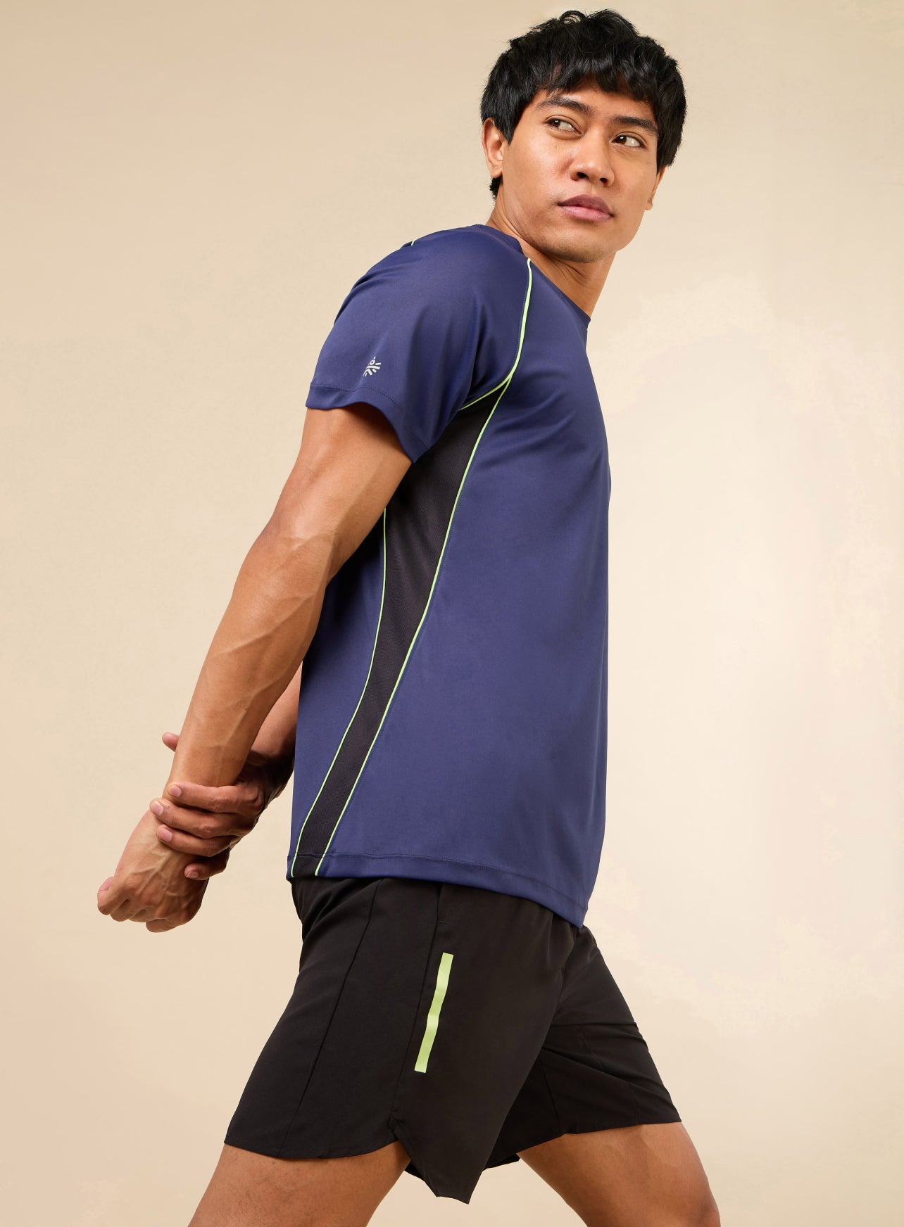 Men Navy HIIT Elevate Training T-shirt