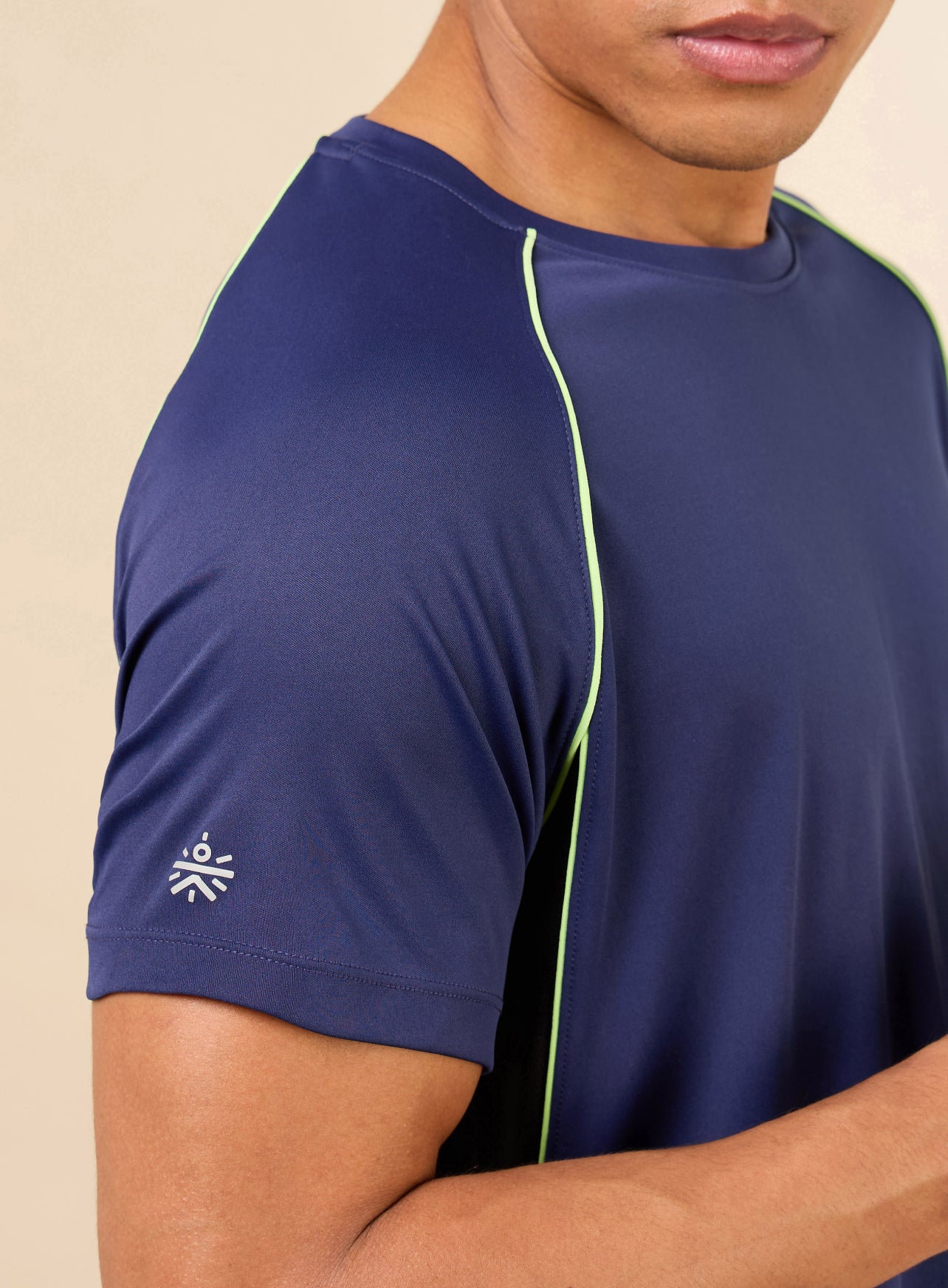 Men Navy HIIT Elevate Training T-shirt