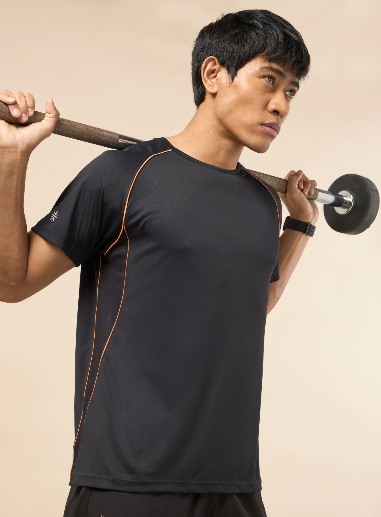 Men Black HIIT Elevate Training T-shirt