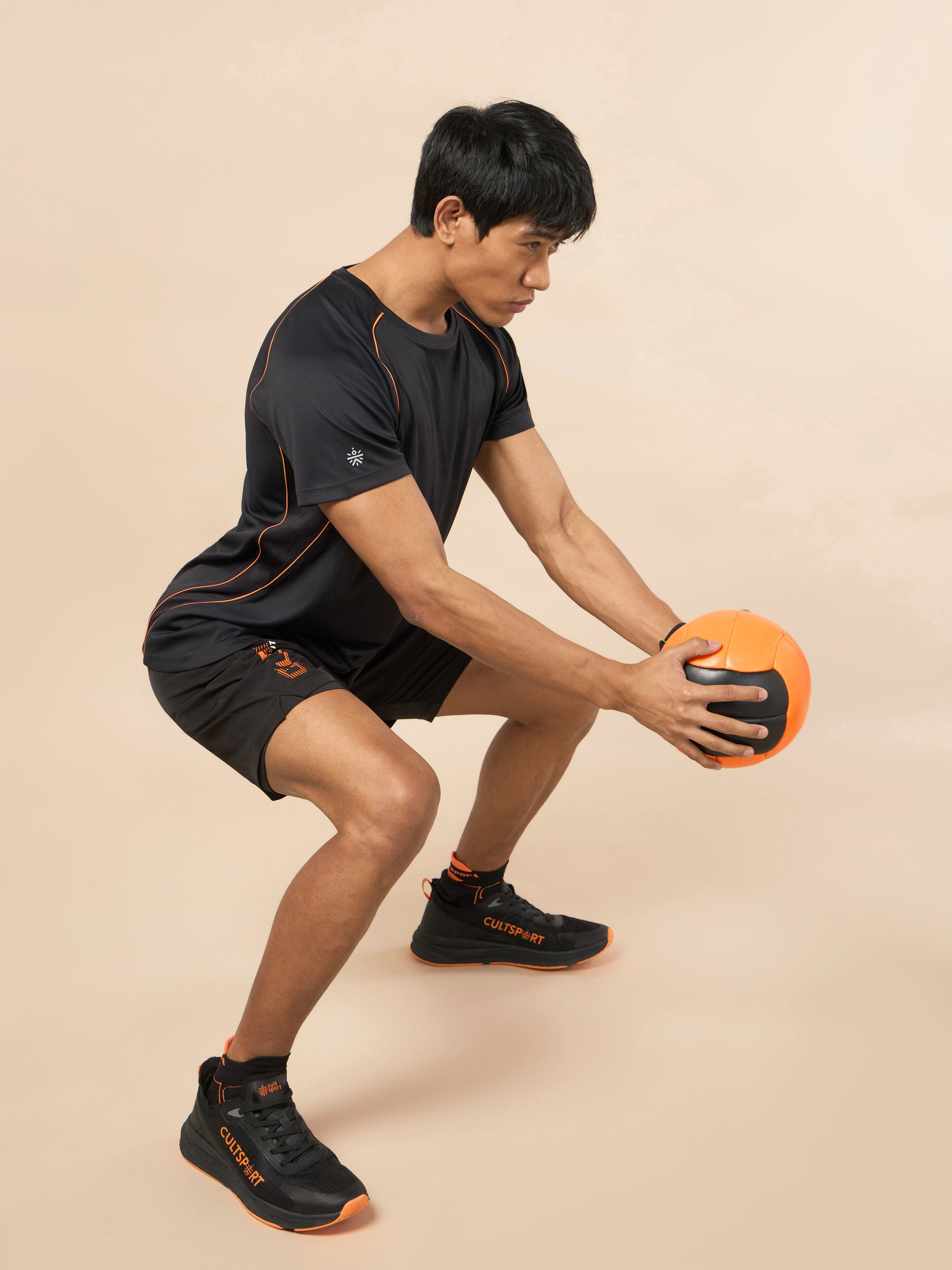 Men Black HIIT Elevate Training T-shirt