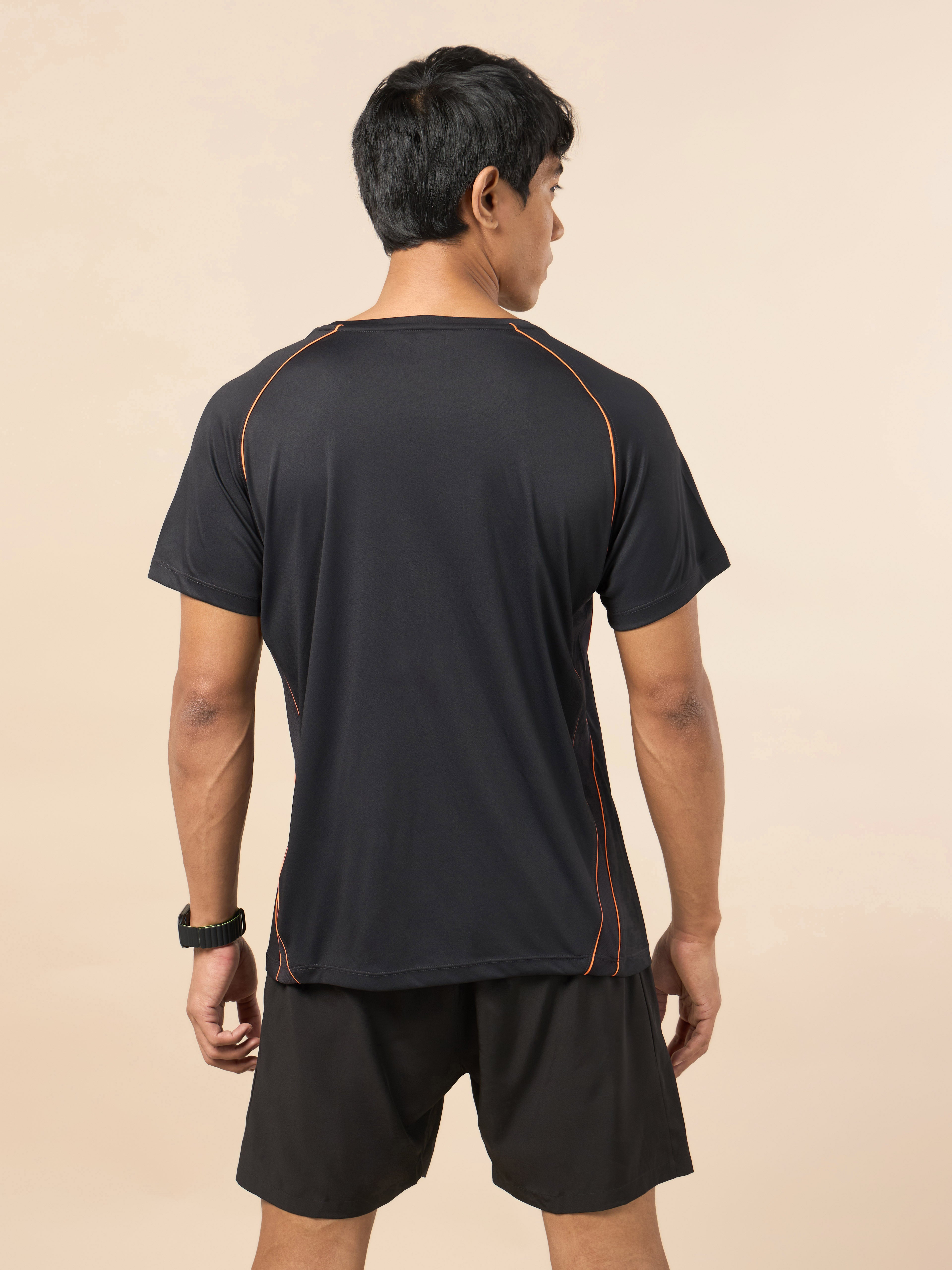 Men Black HIIT Elevate Training T-shirt