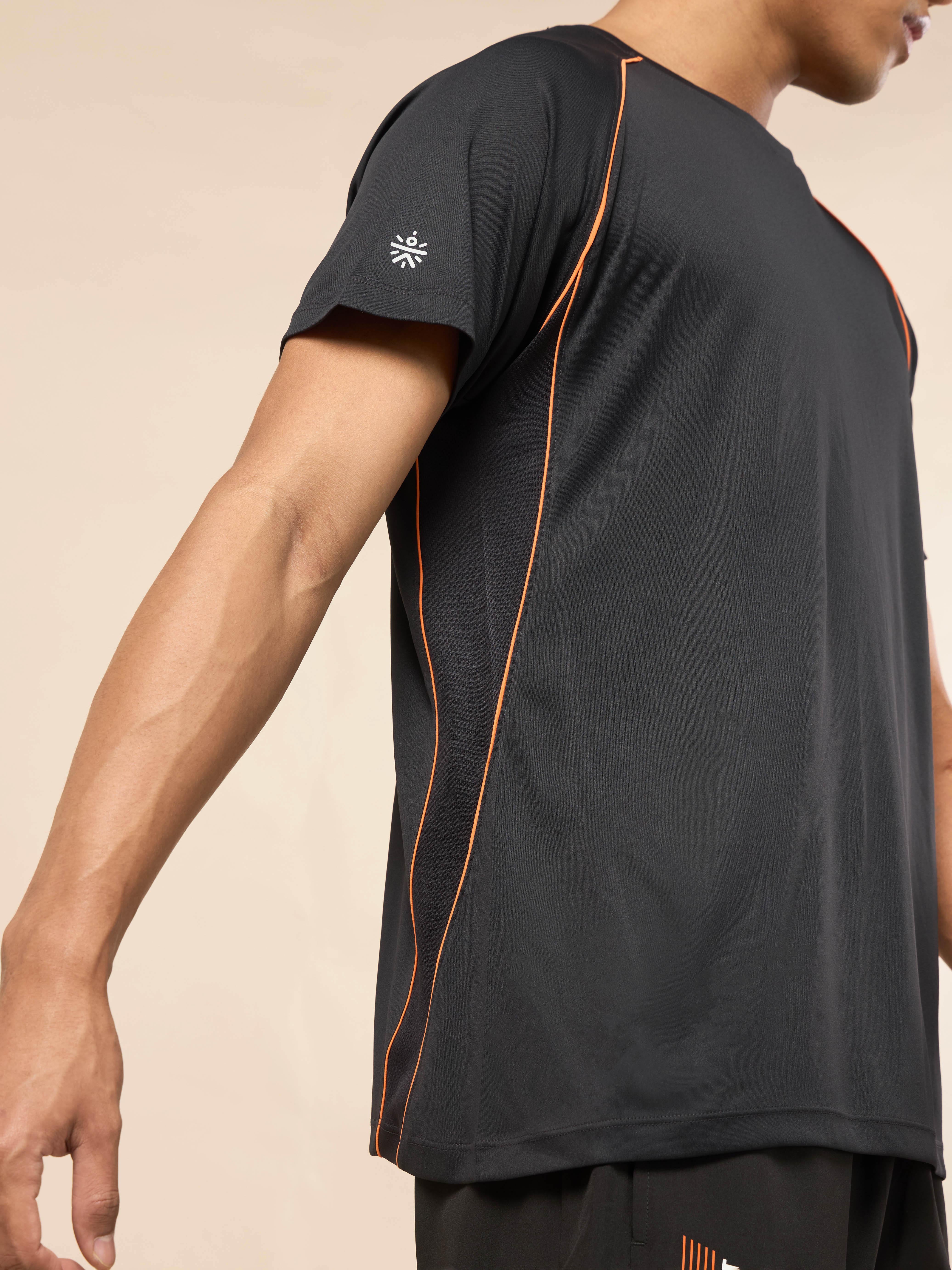 Men Black HIIT Elevate Training T-shirt