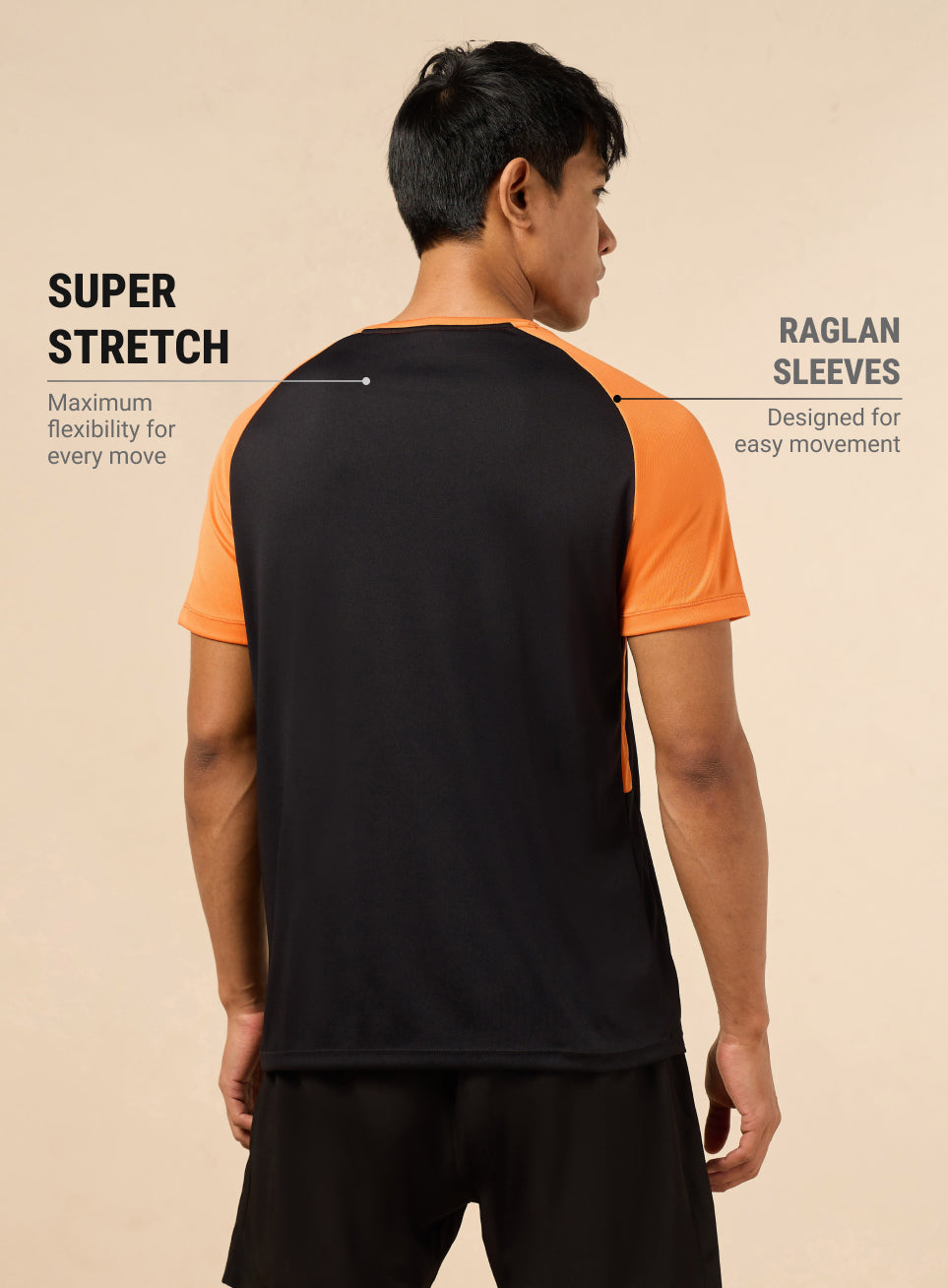 Men's Power Up Black Training T-shirt