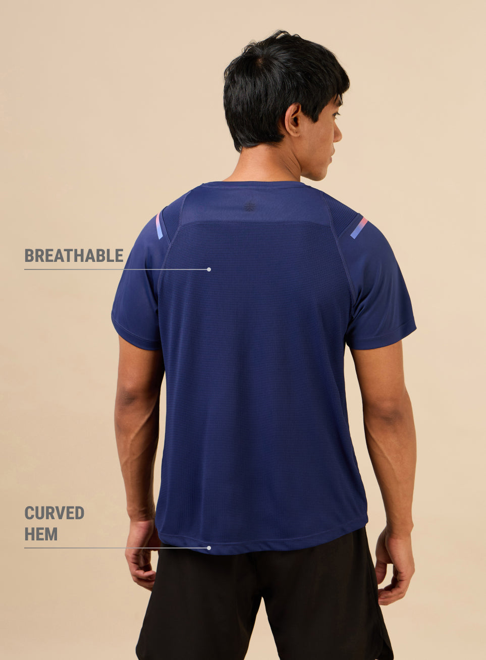 Men's Navy Ergonomic Training T-shirt