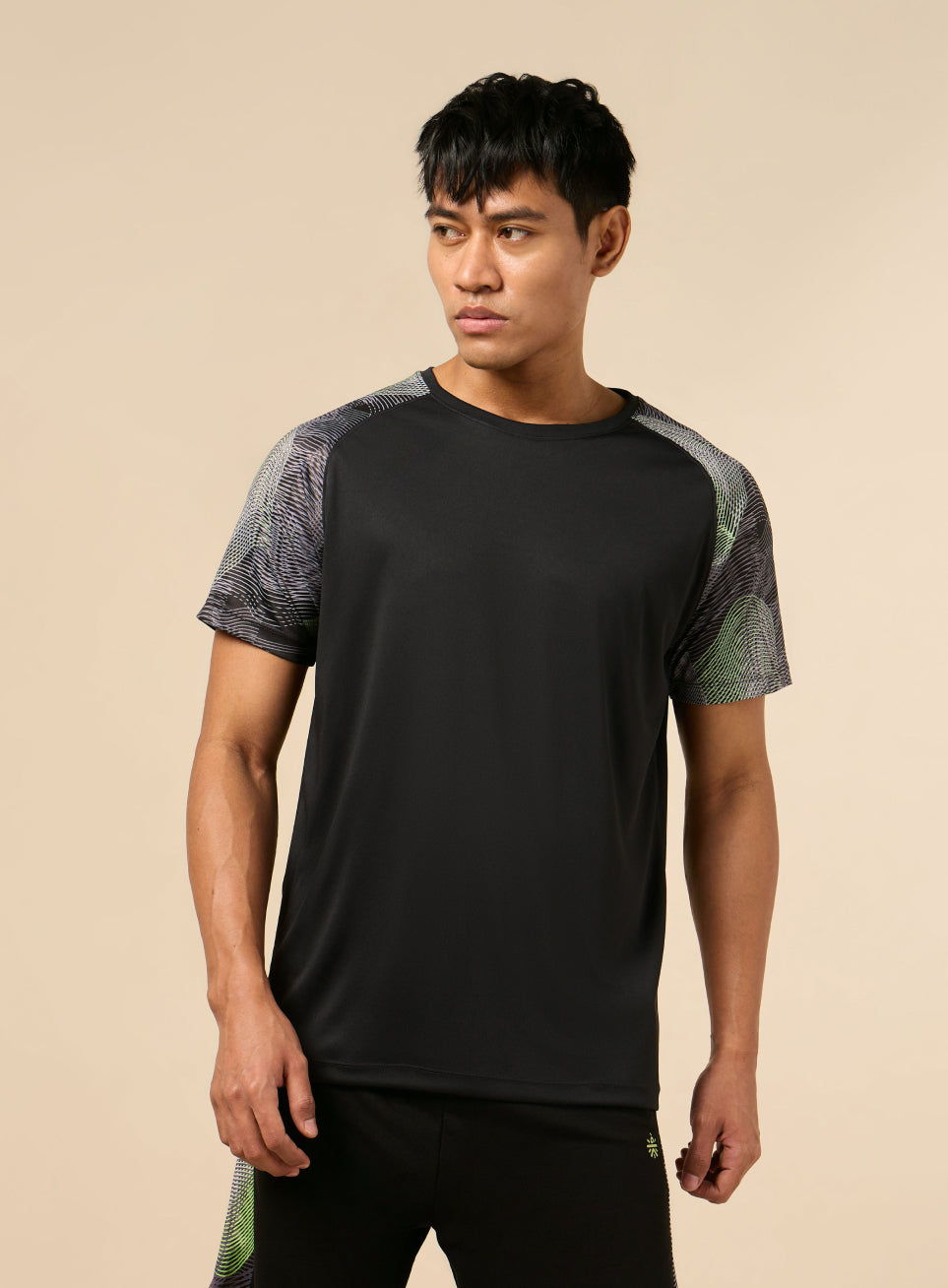 Men's Black High Impact Training T-shirt