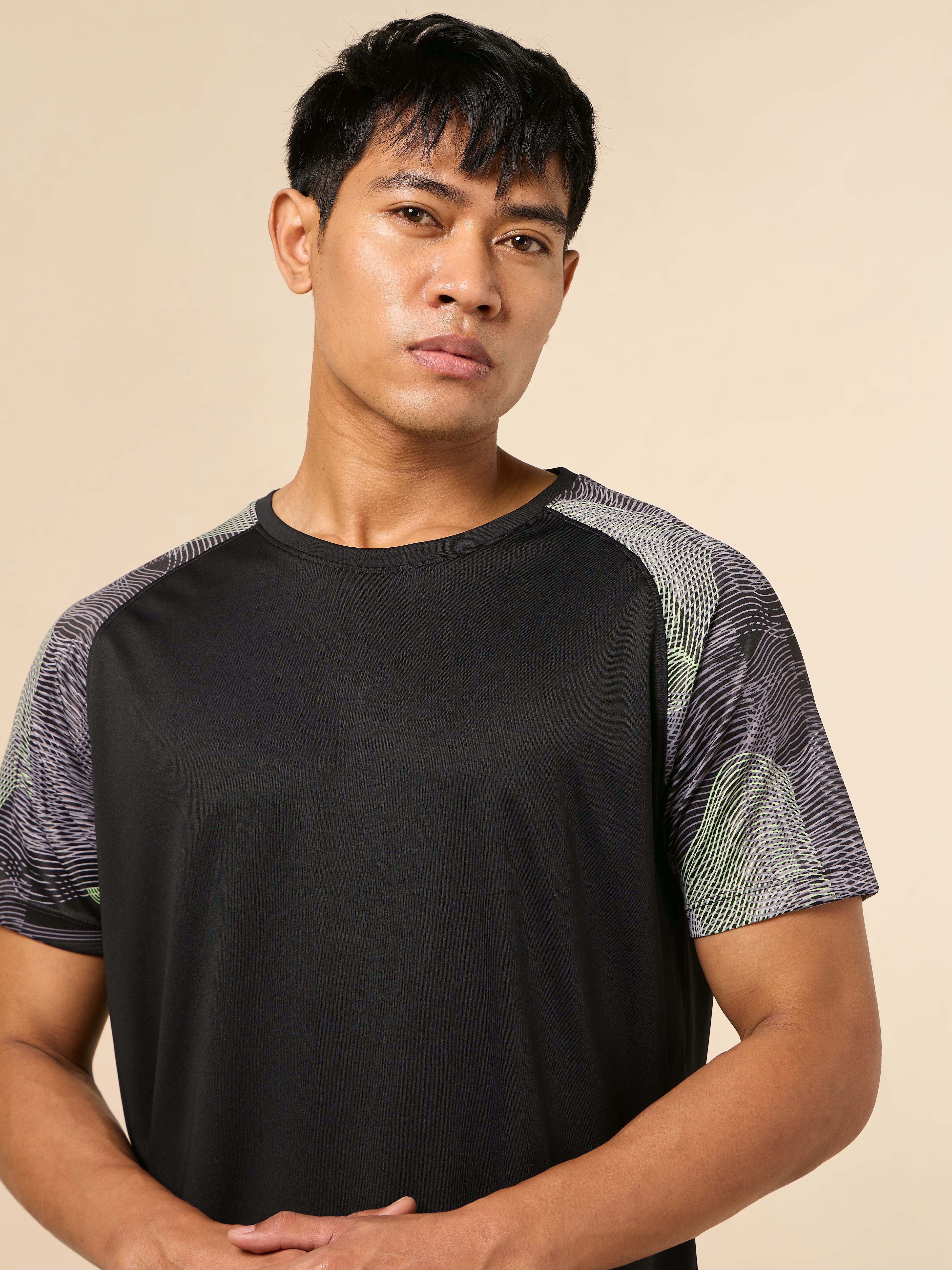 Men's Black High Impact Training T-shirt