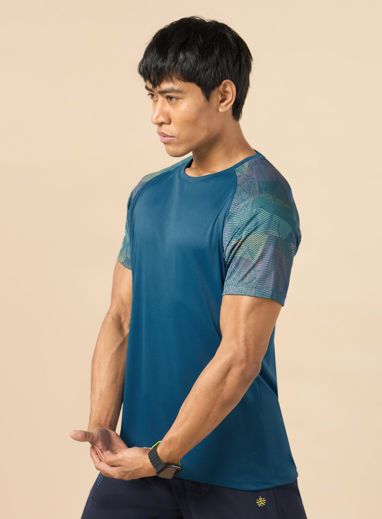Men's Blue High Impact Training T-shirt