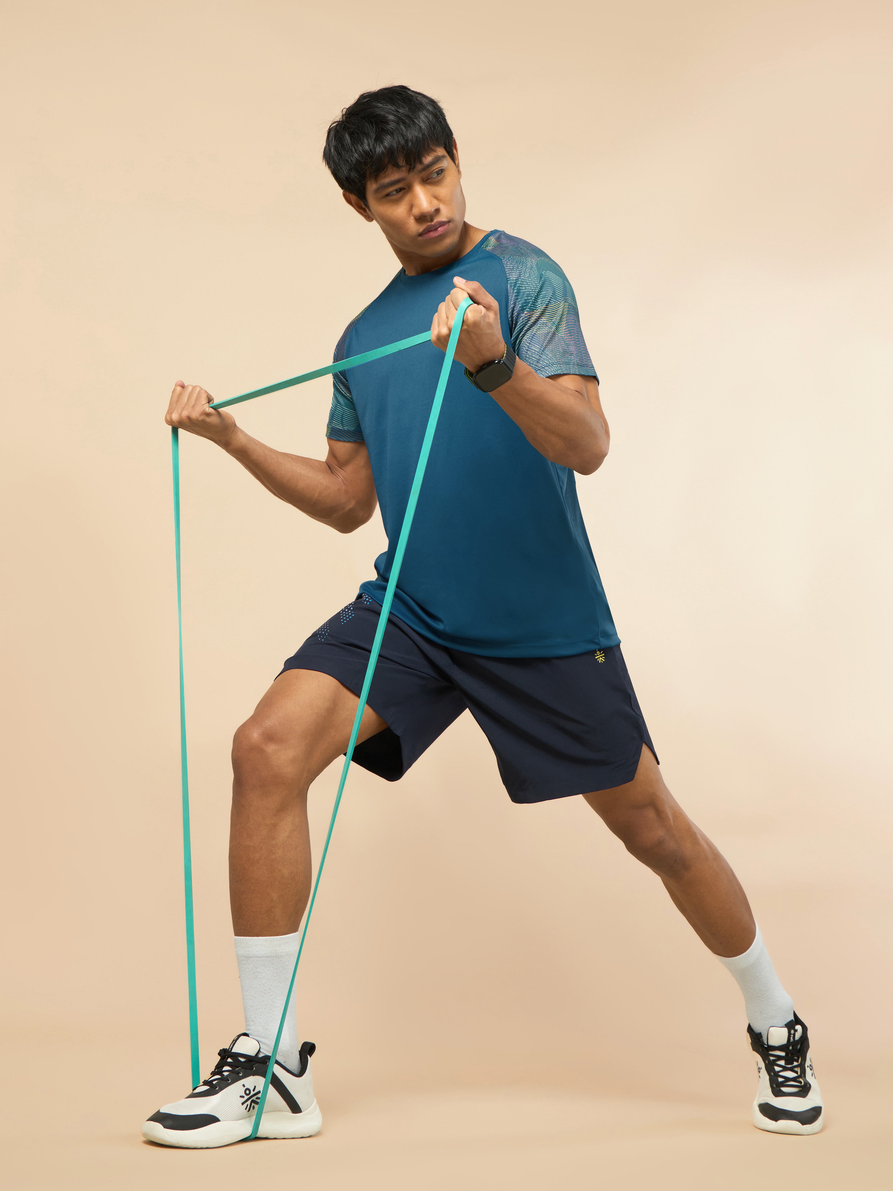 Men's Blue High Impact Training T-shirt