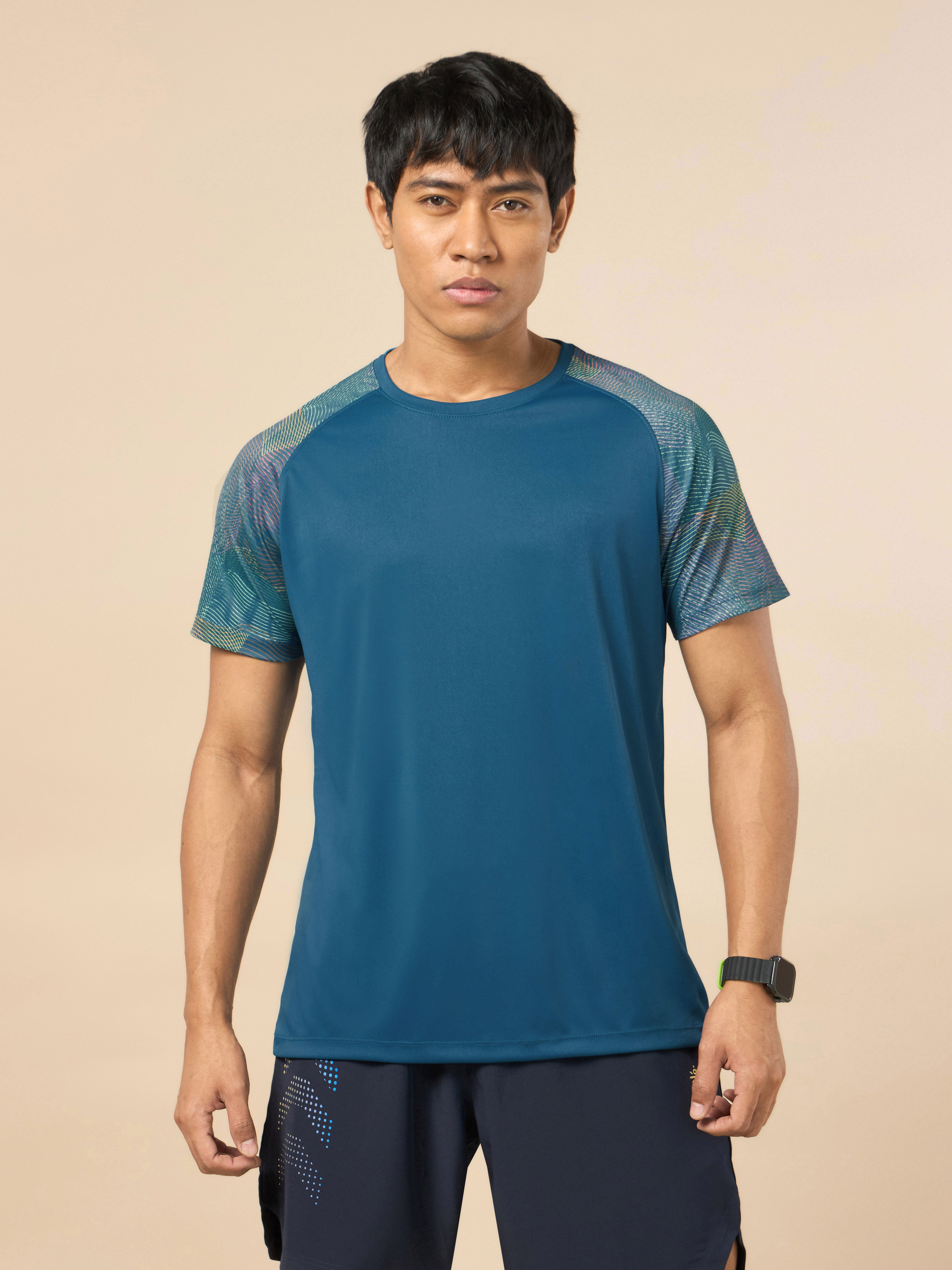 Men's Blue High Impact Training T-shirt