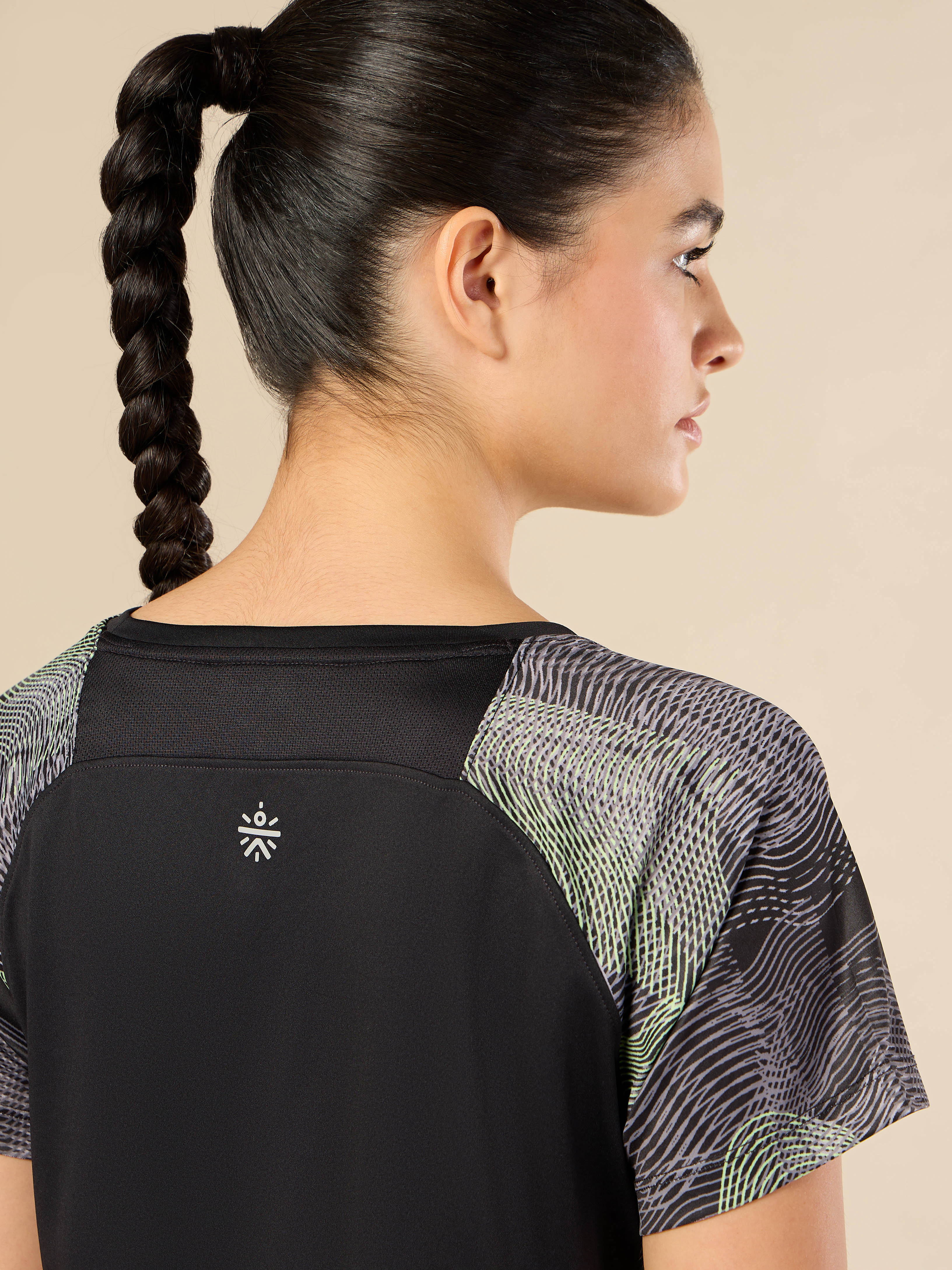 Women's Black Energy Line Trainer's T-shirt