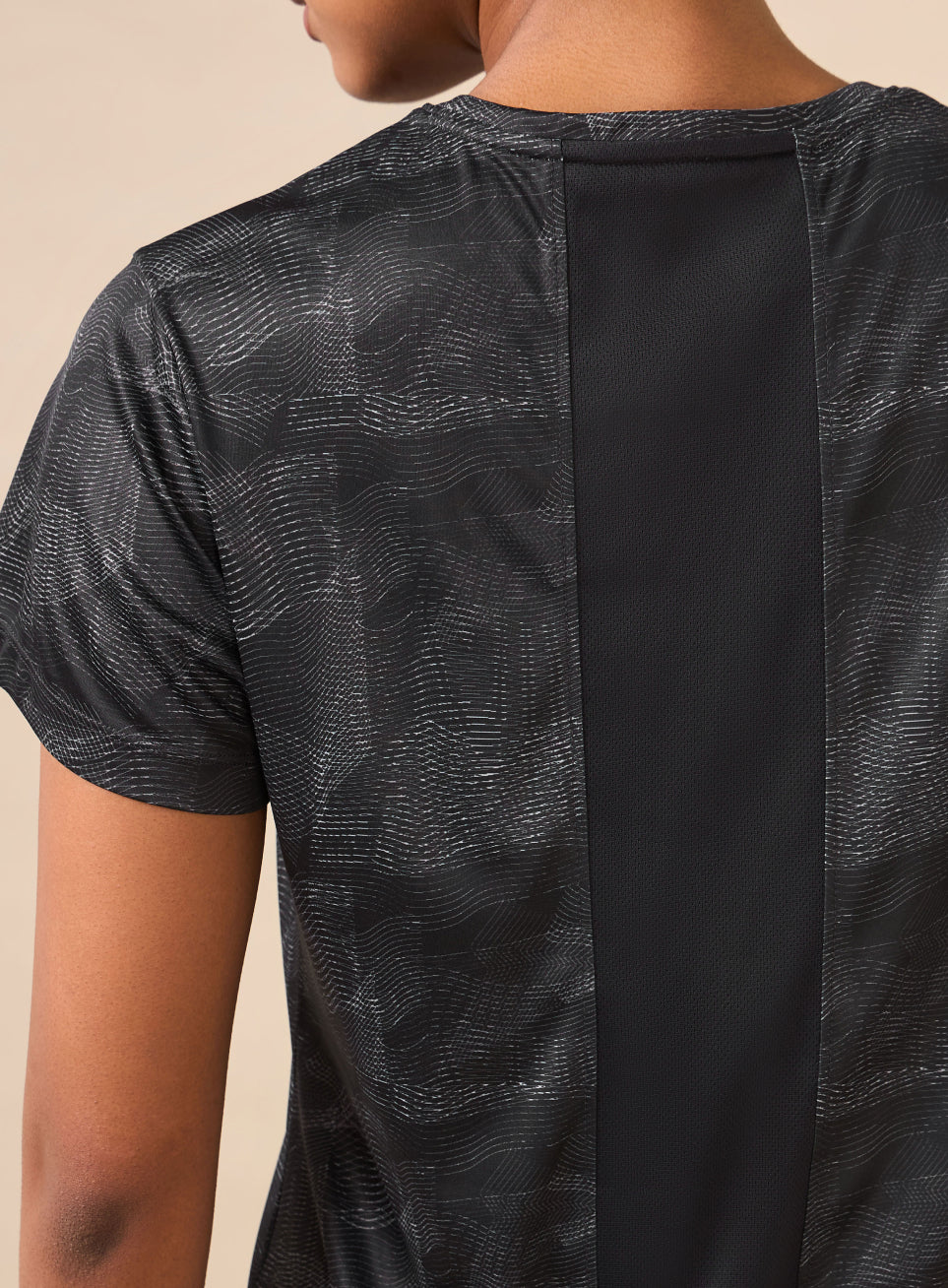 Women's Black High Energy Line Training T-shirt