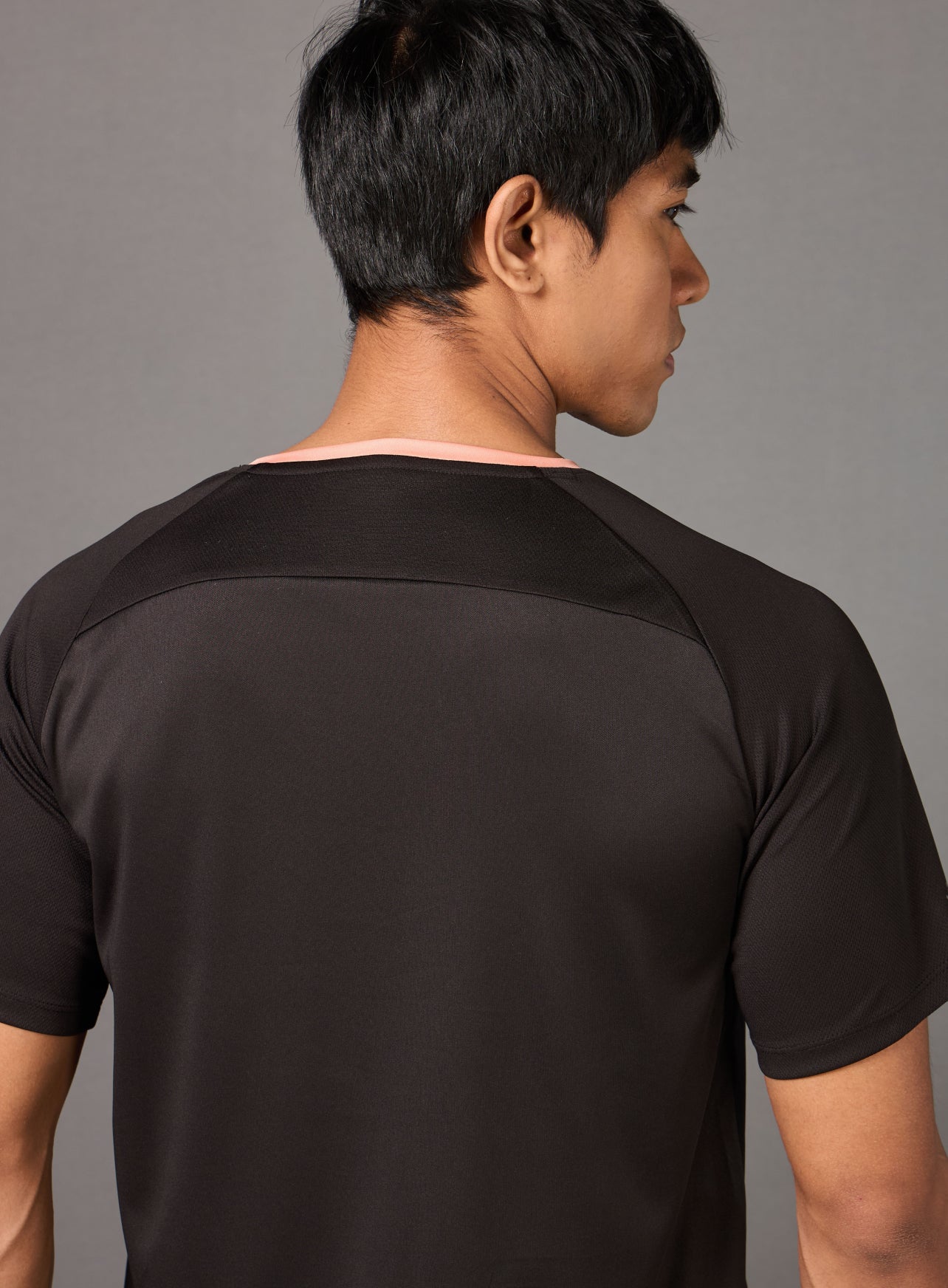 Men's Running Athlete Black T-shirt