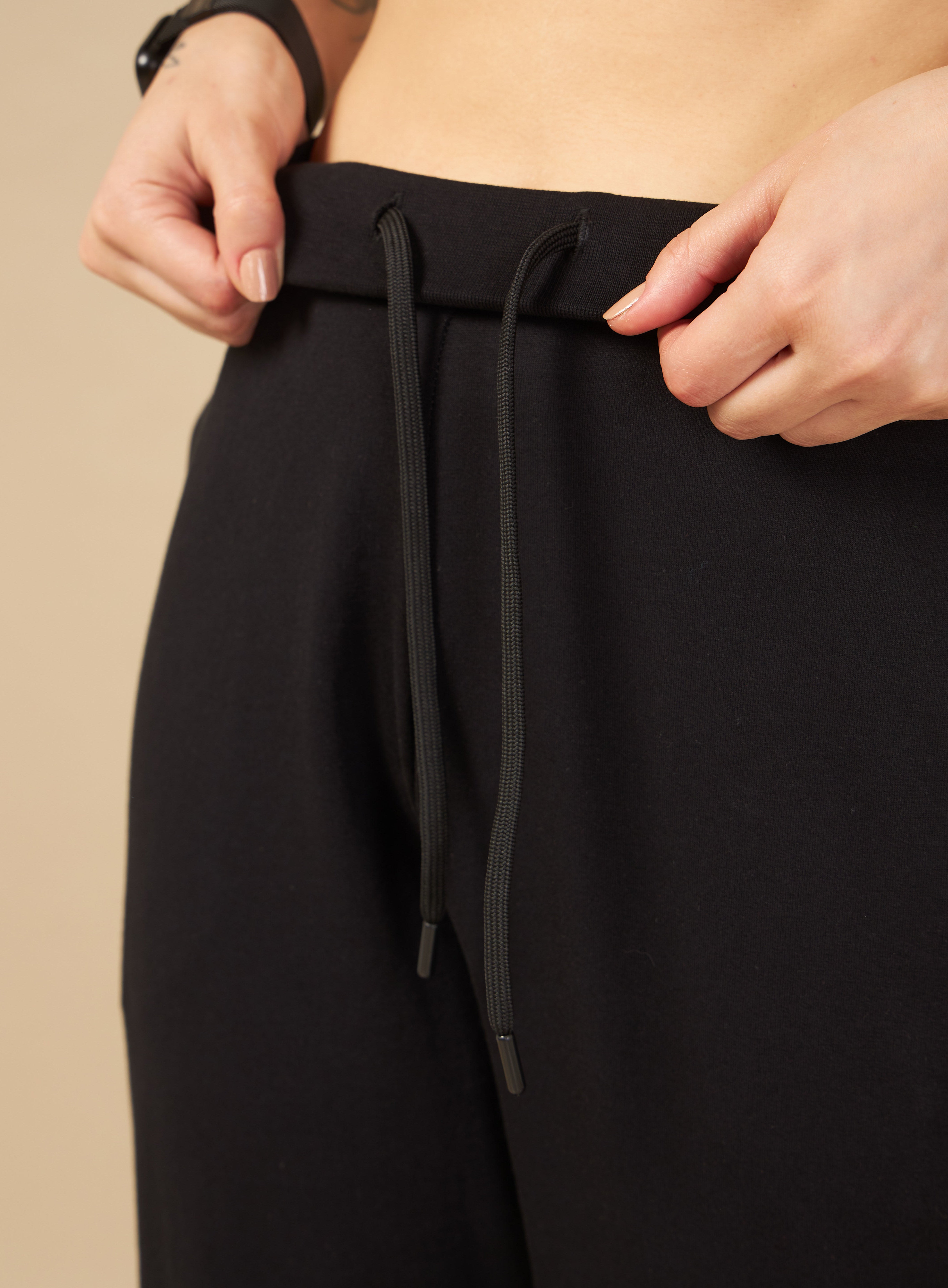 Women Black Cult Leisure Joggers