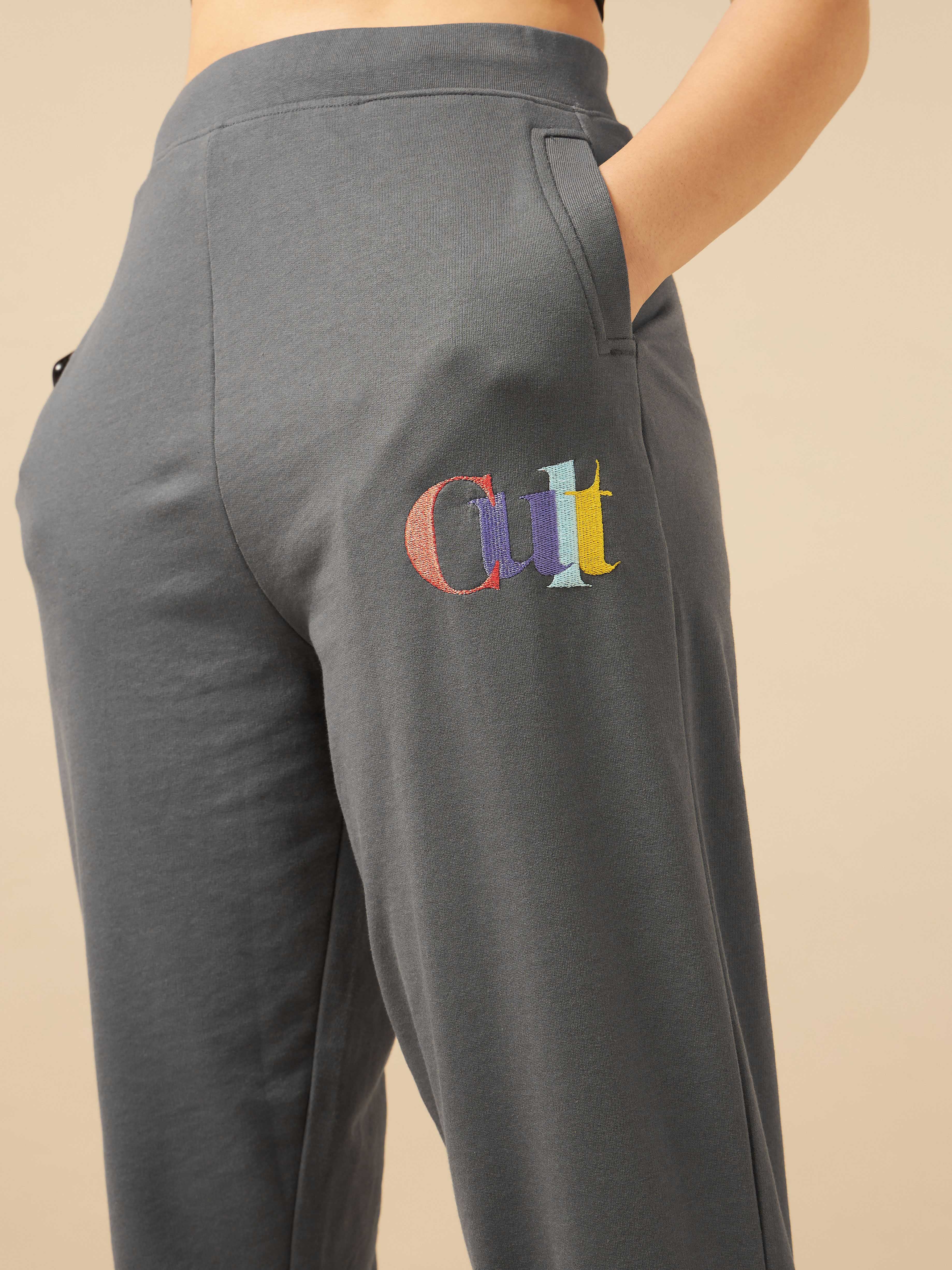 Women Grey Cult Club Joggers