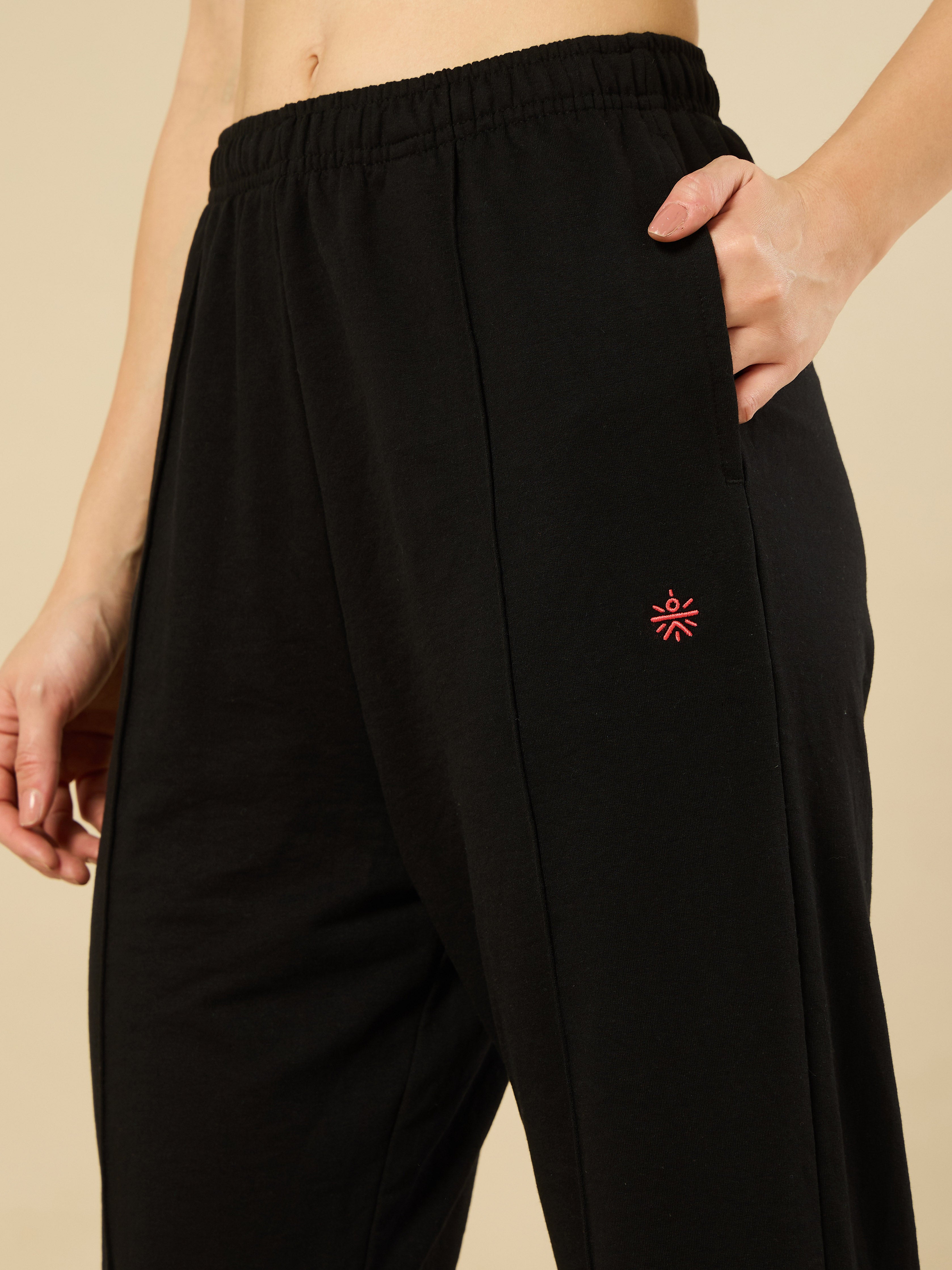 Black Cult Community Straight Trackpant