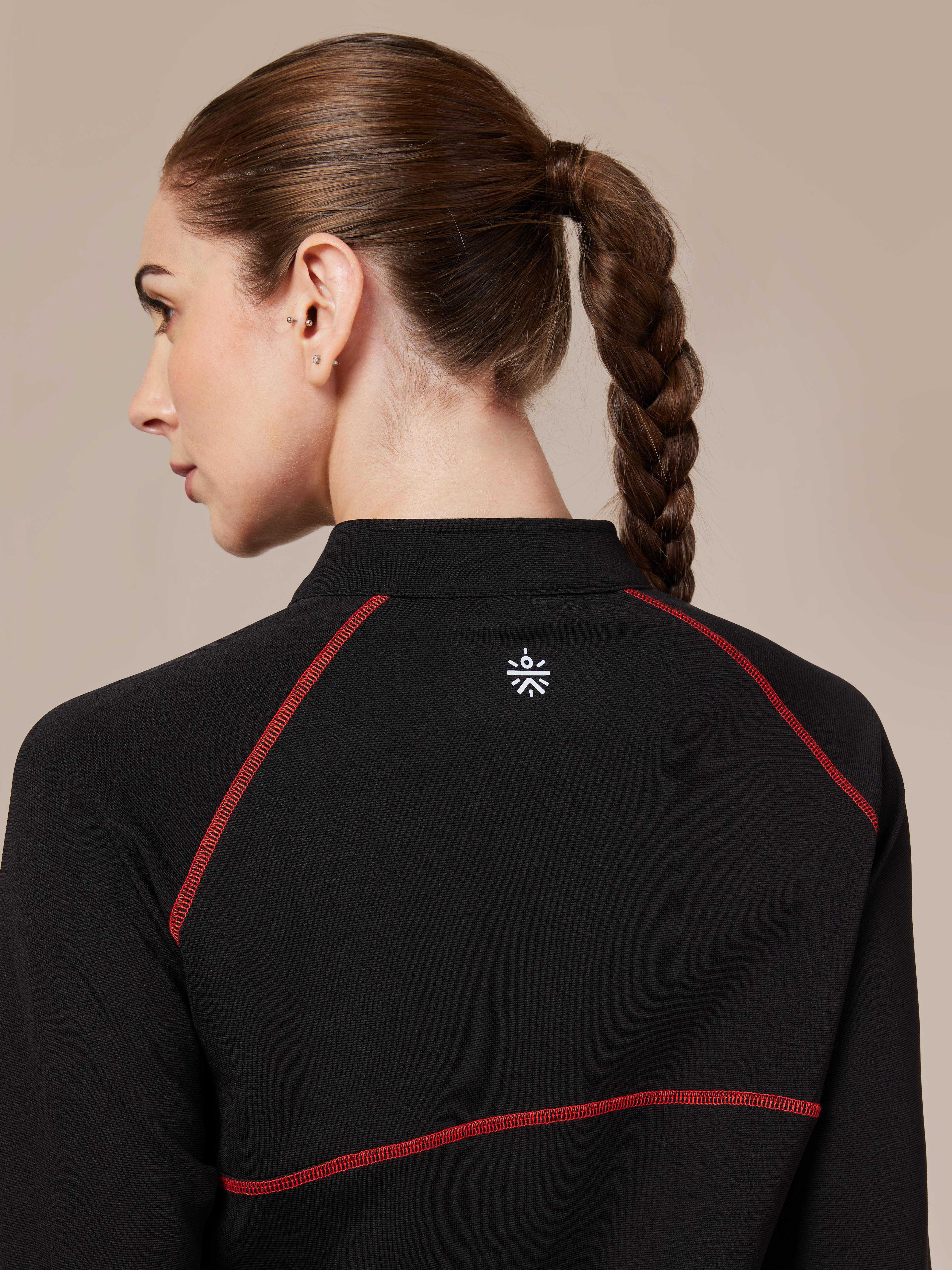 Women's Black Warm-up Jacket