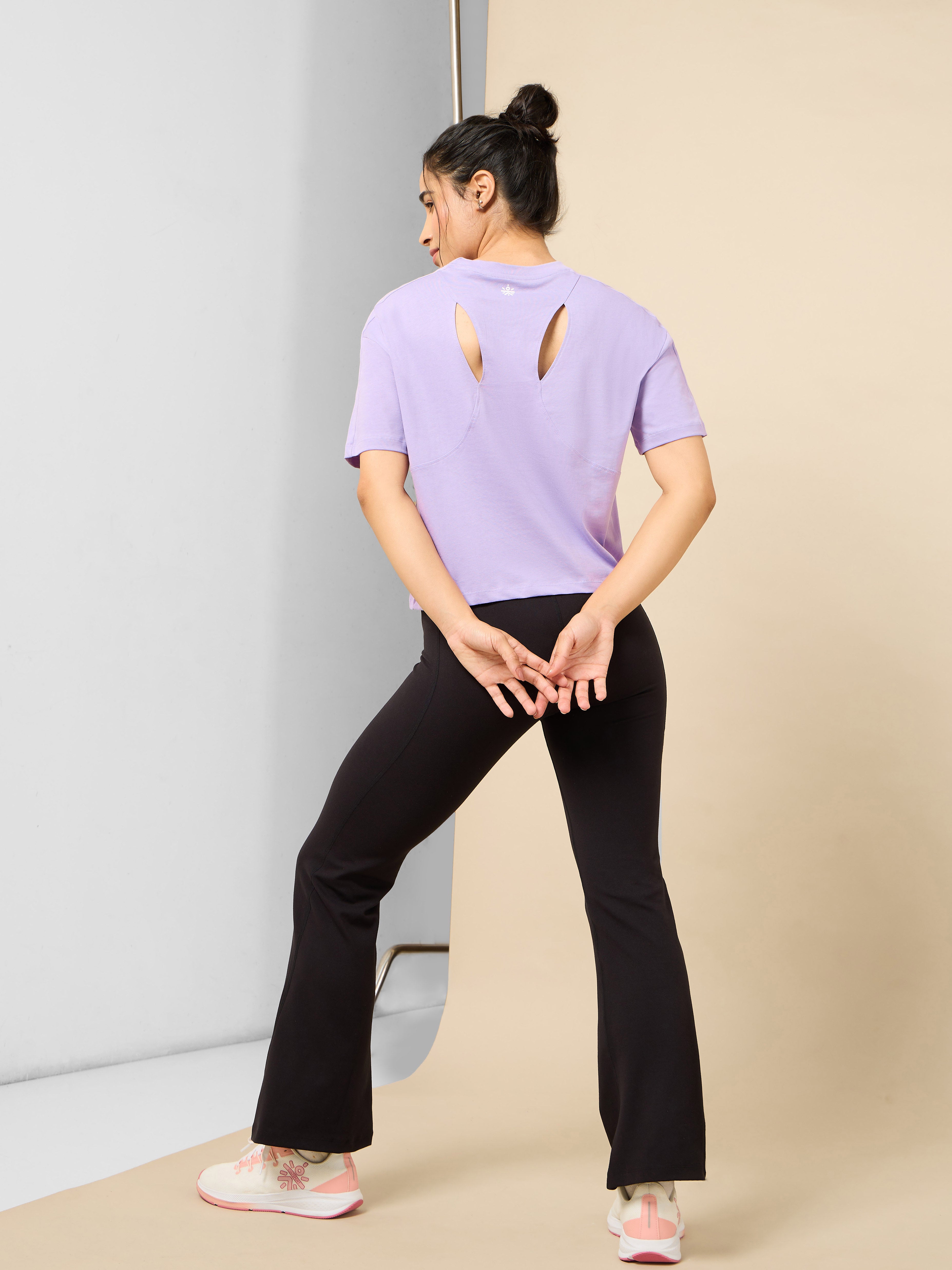 Women's Yoga Purple Flow T-shirt