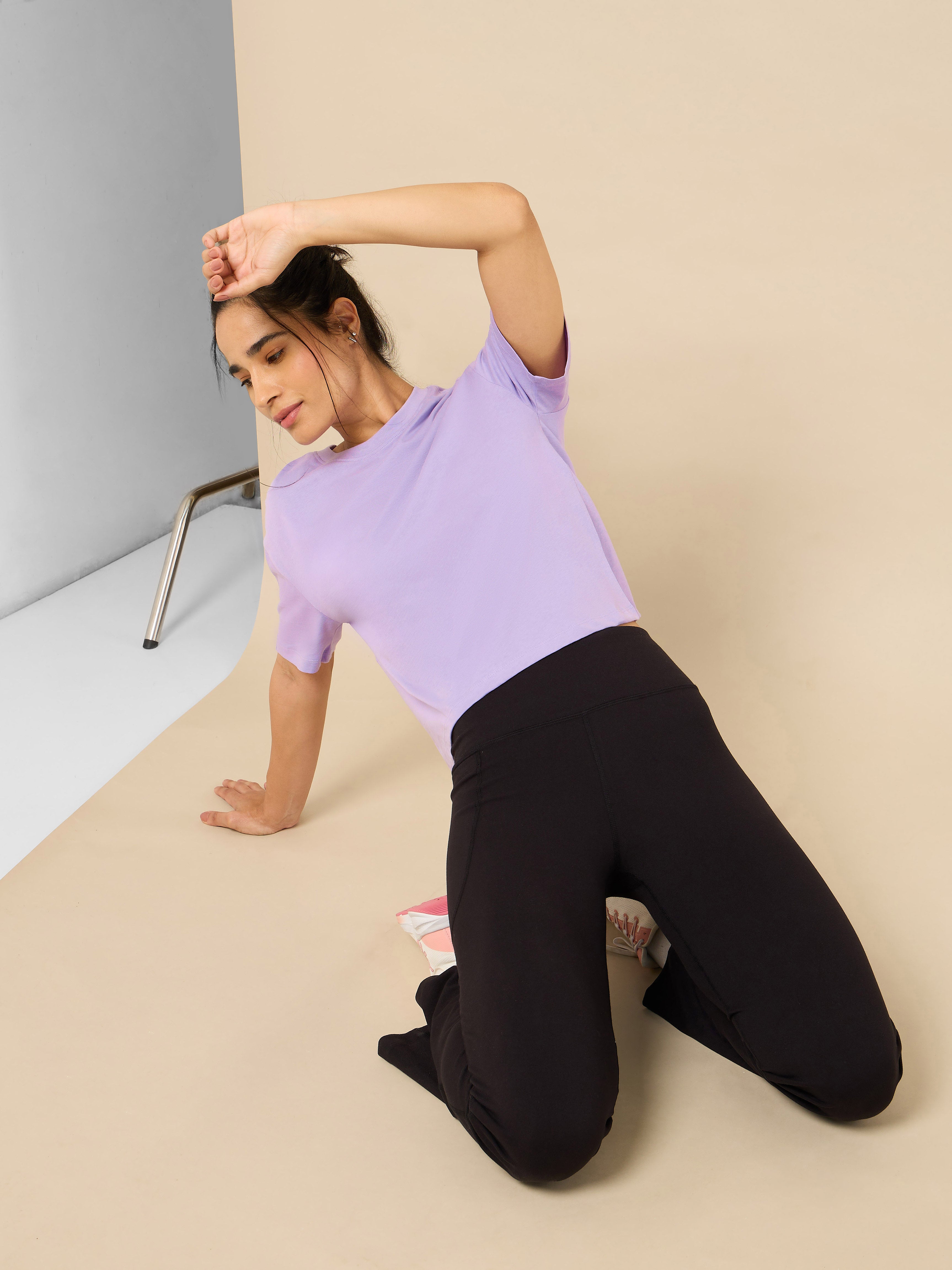 Women's Yoga Purple Flow T-shirt