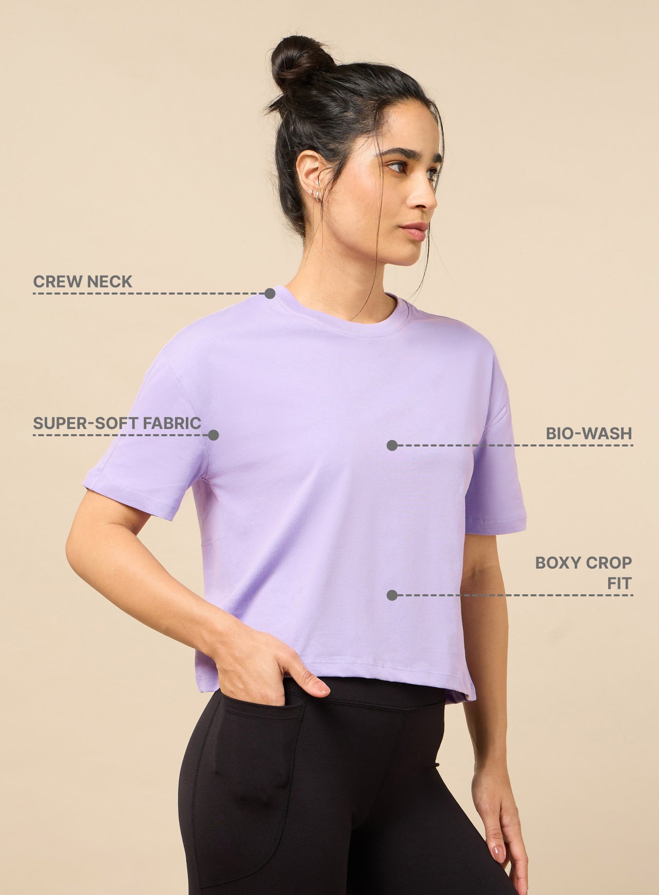 Women's Yoga Purple Flow T-shirt