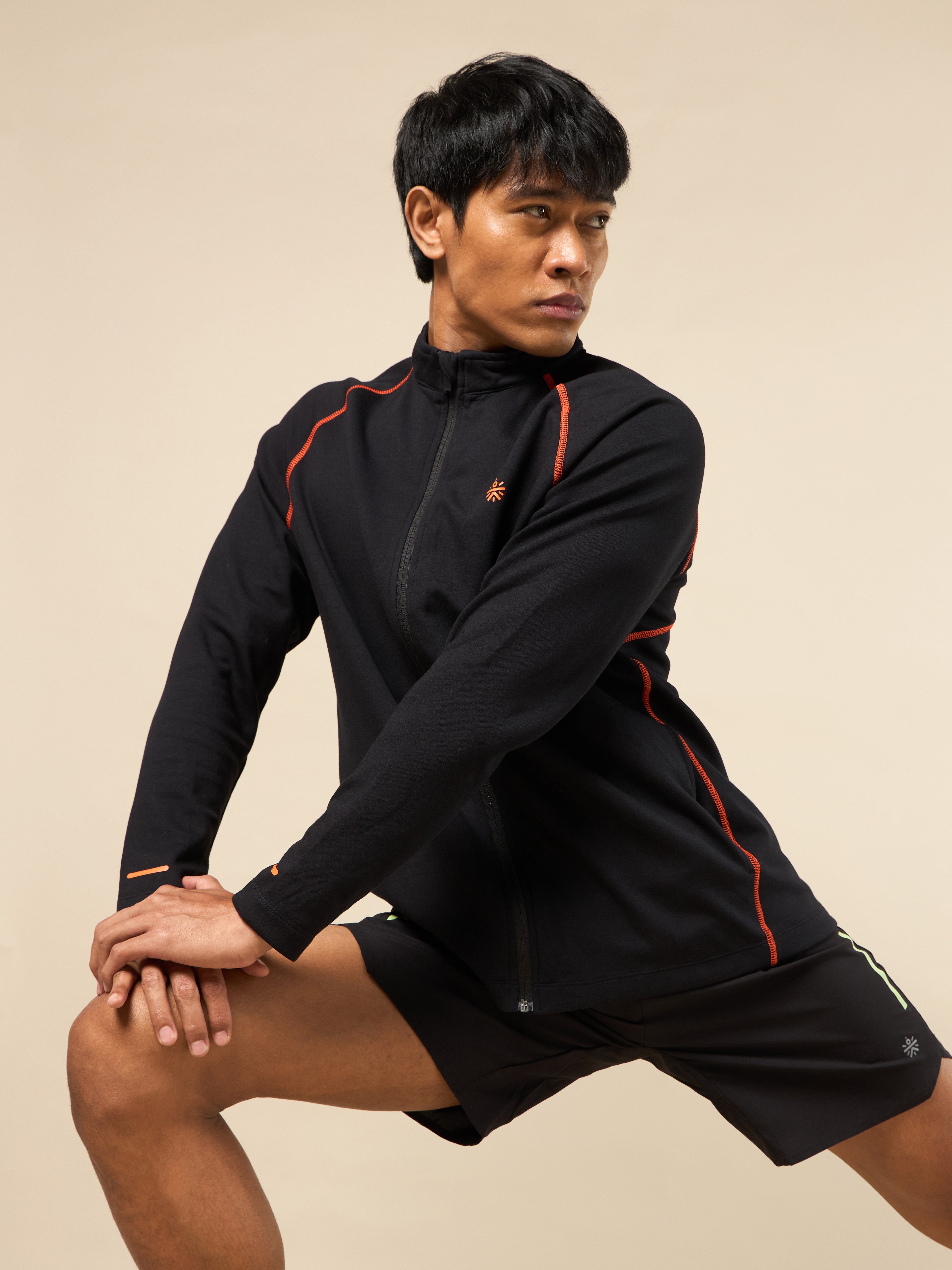 Black Power Up Training Jacket