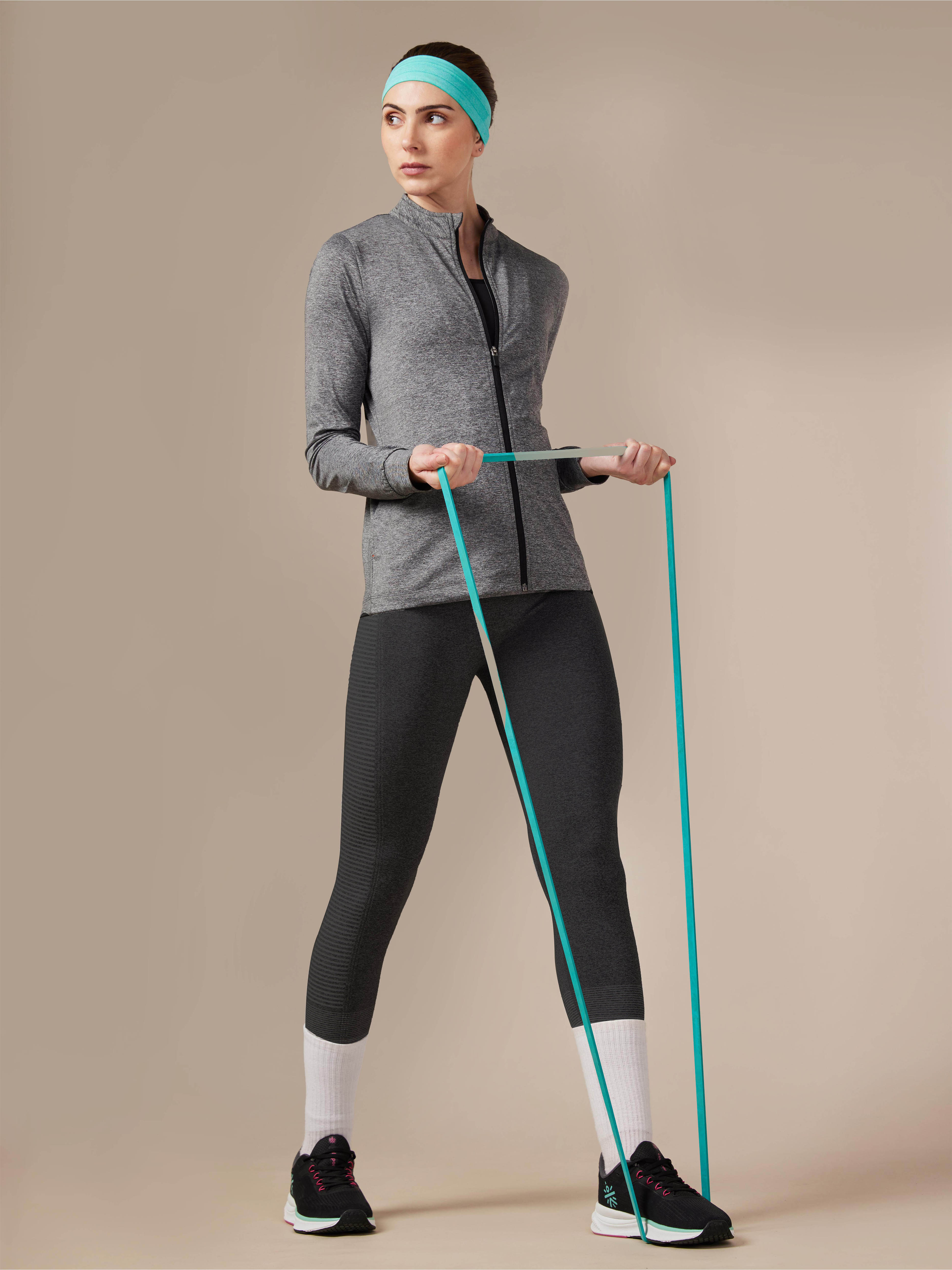 Women's Anthra Melange Training Essential Jacket