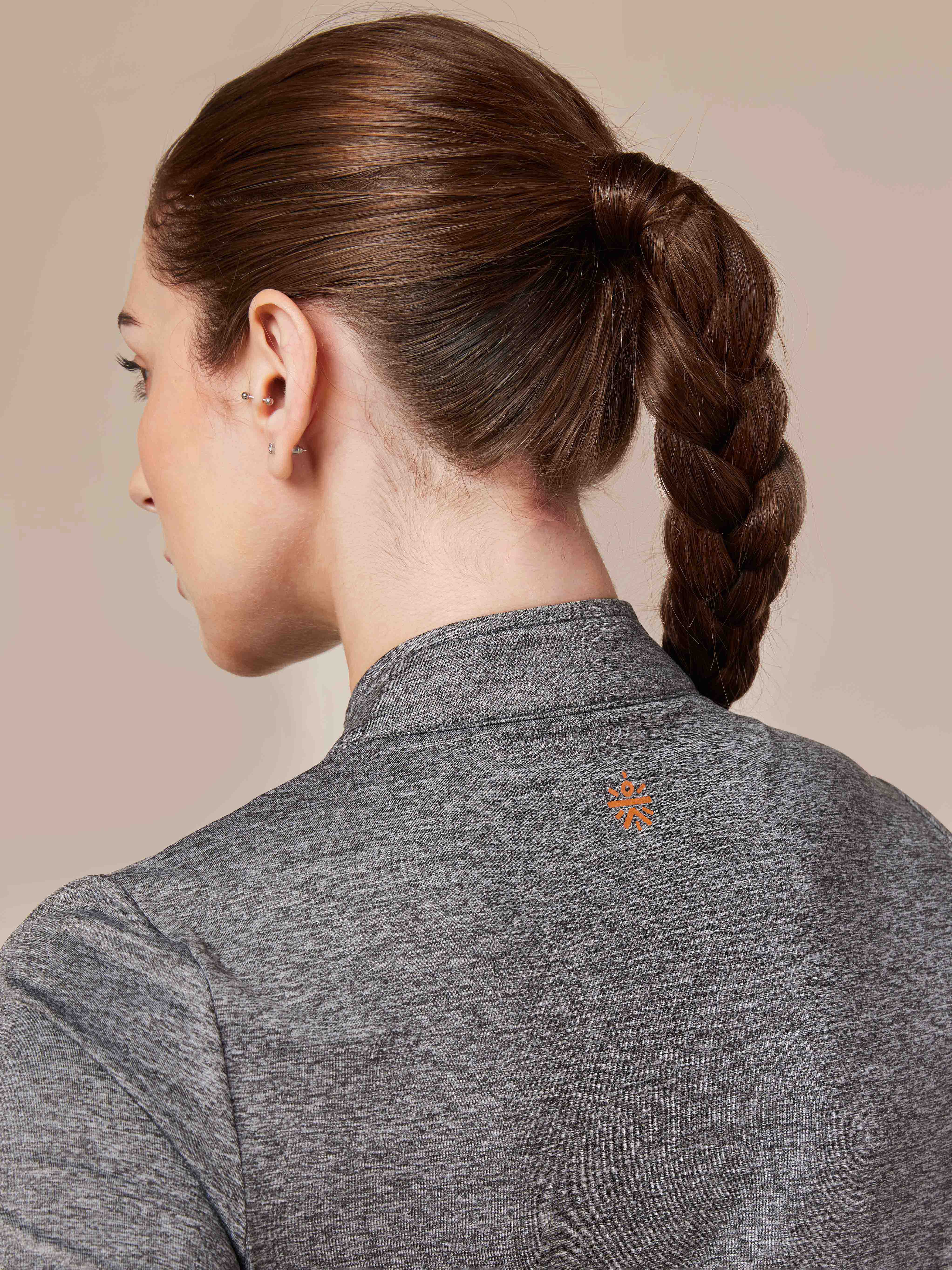 Women's Anthra Melange Training Essential Jacket