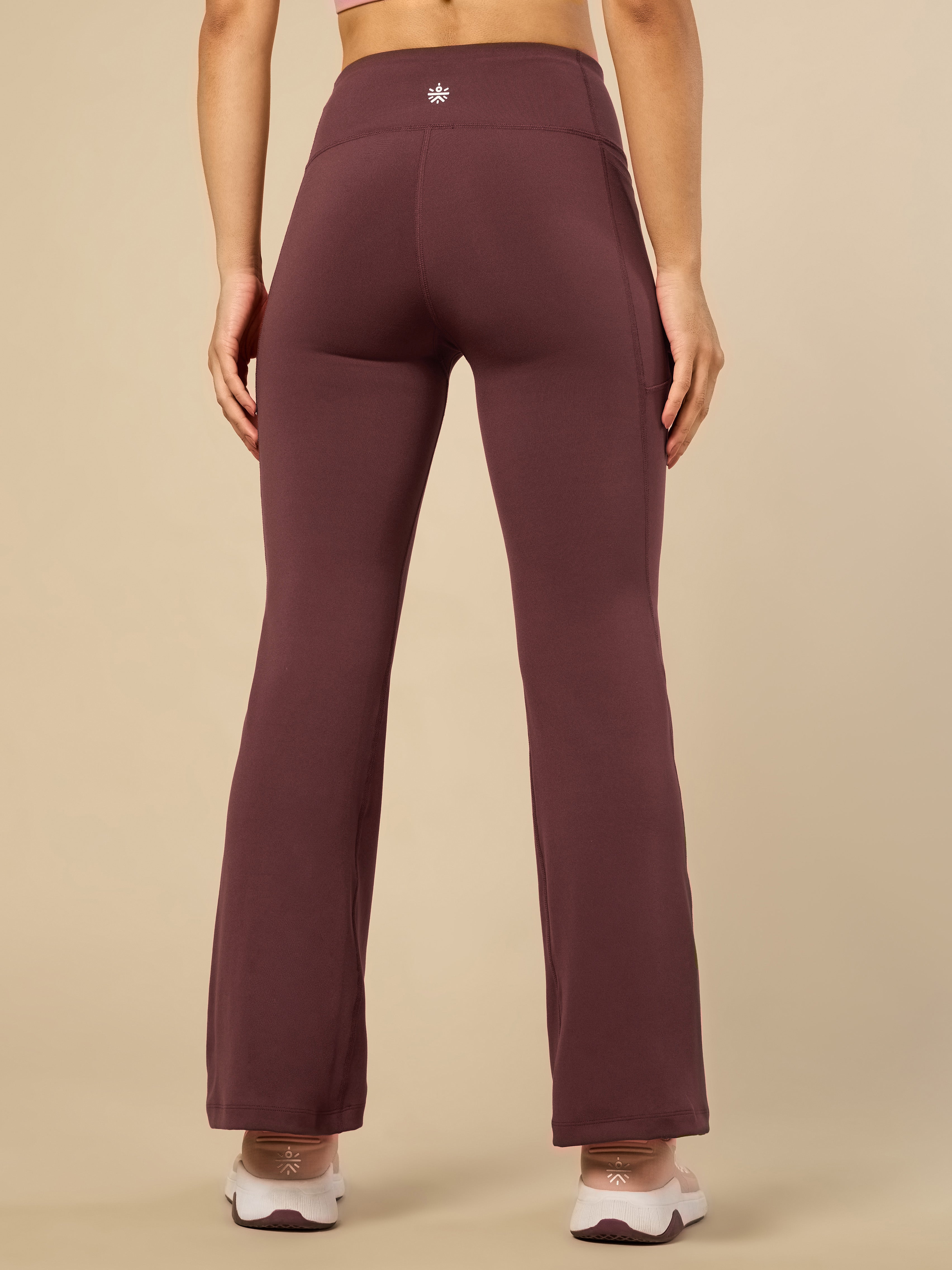 Women's COMFlex Dark Brown Performance Flare Pants