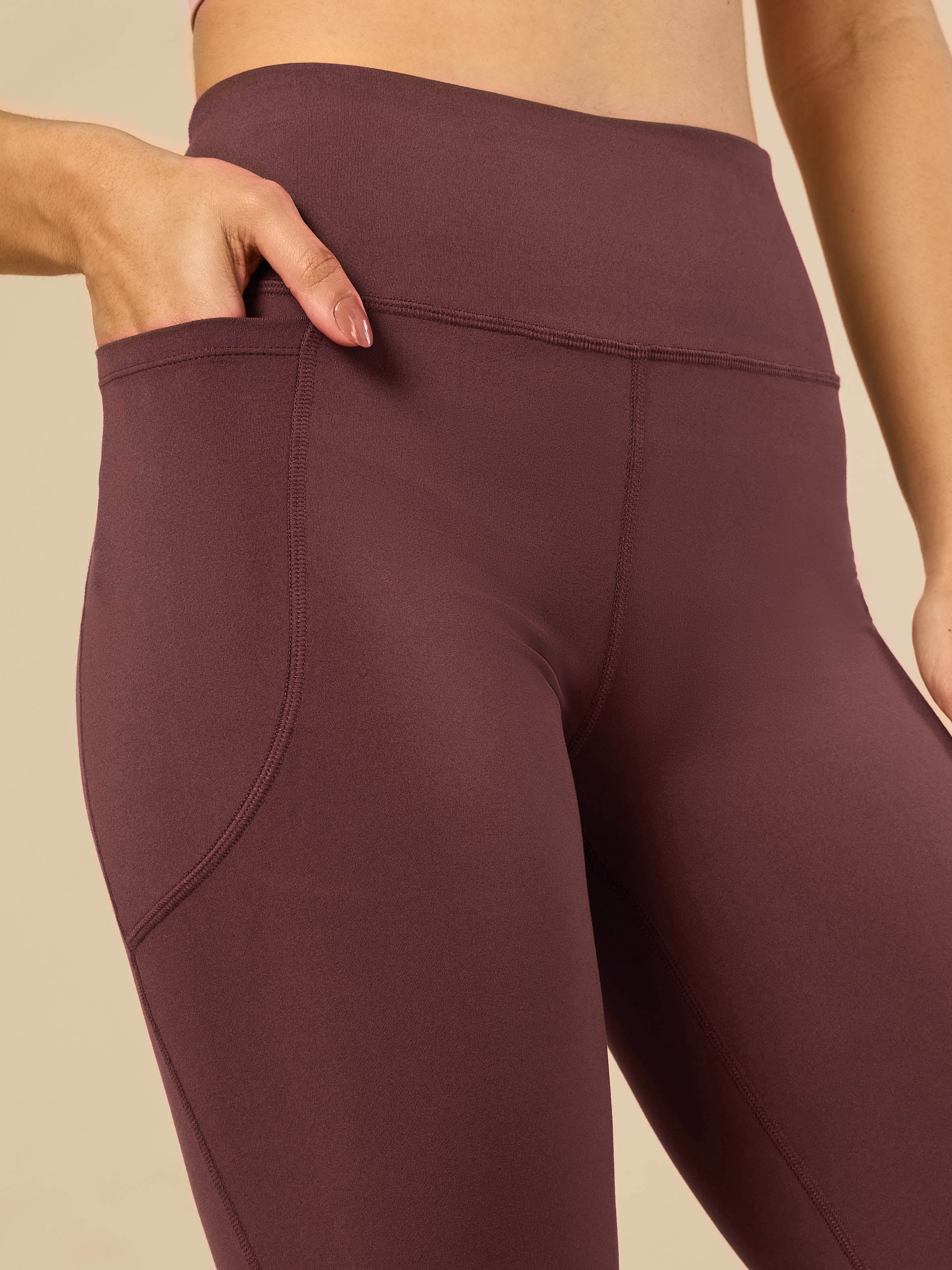 Women's COMFlex Dark Brown Performance Flare Pants