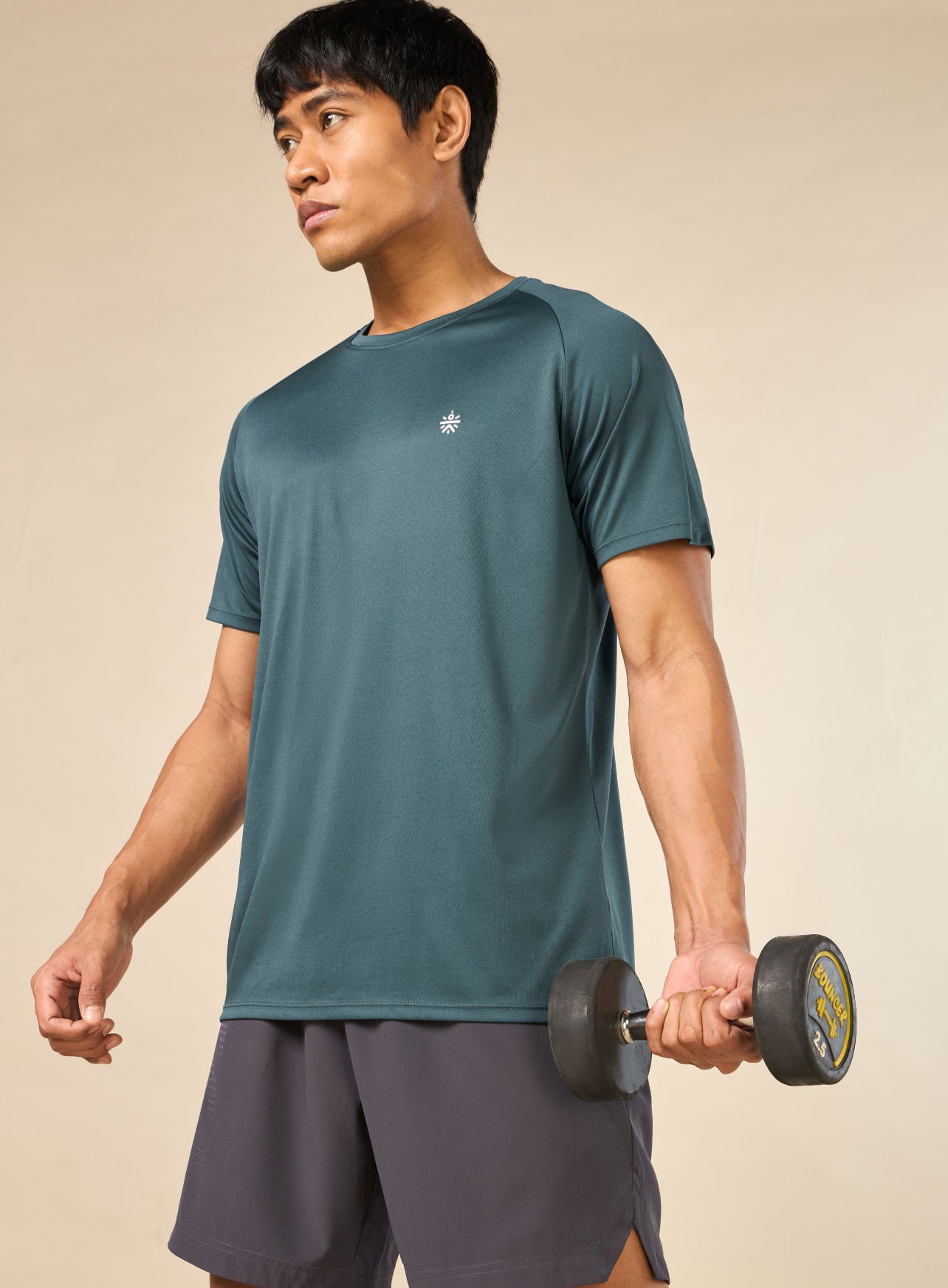 Men's Strength Teal Performance T-shirt