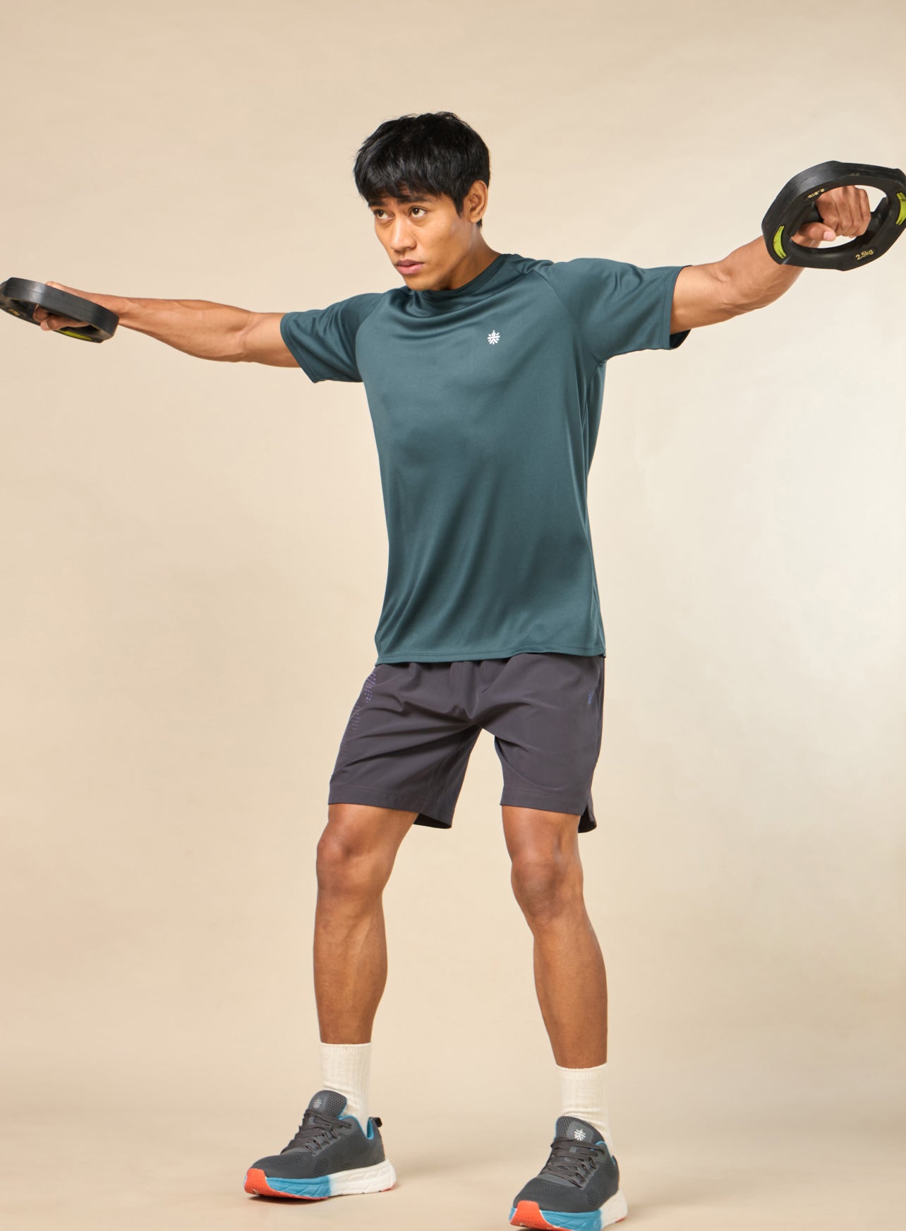 Men's Strength Teal Performance T-shirt