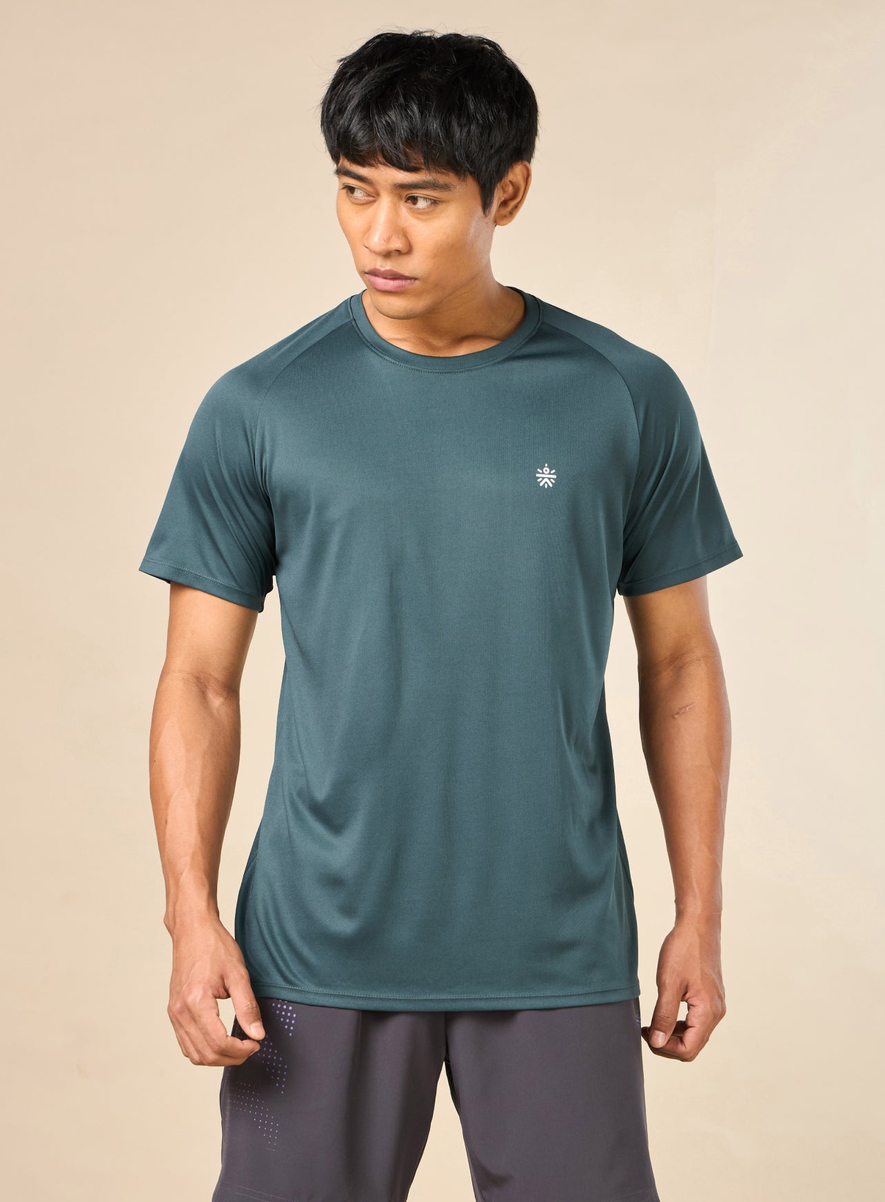 Men's Strength Teal Performance T-shirt
