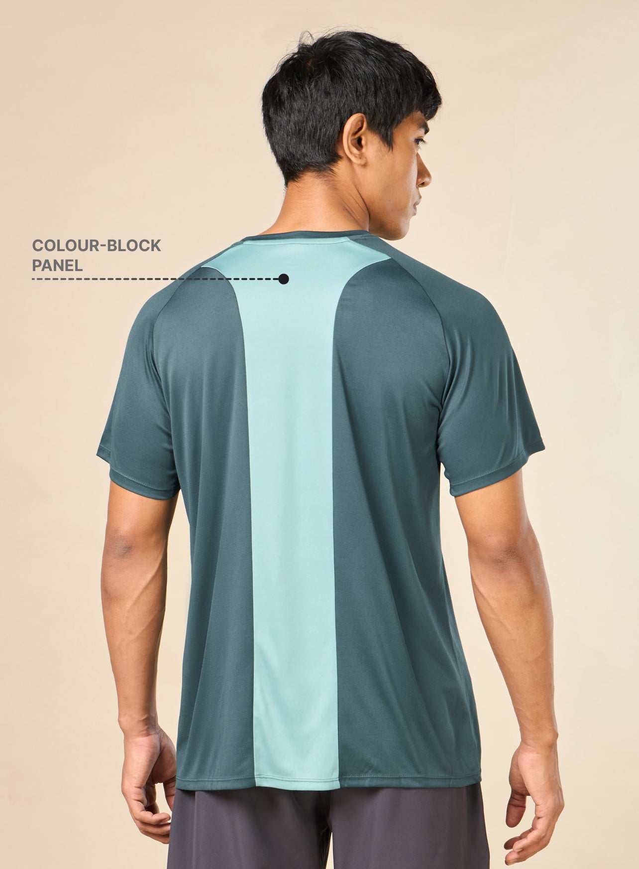 Men's Strength Teal Performance T-shirt