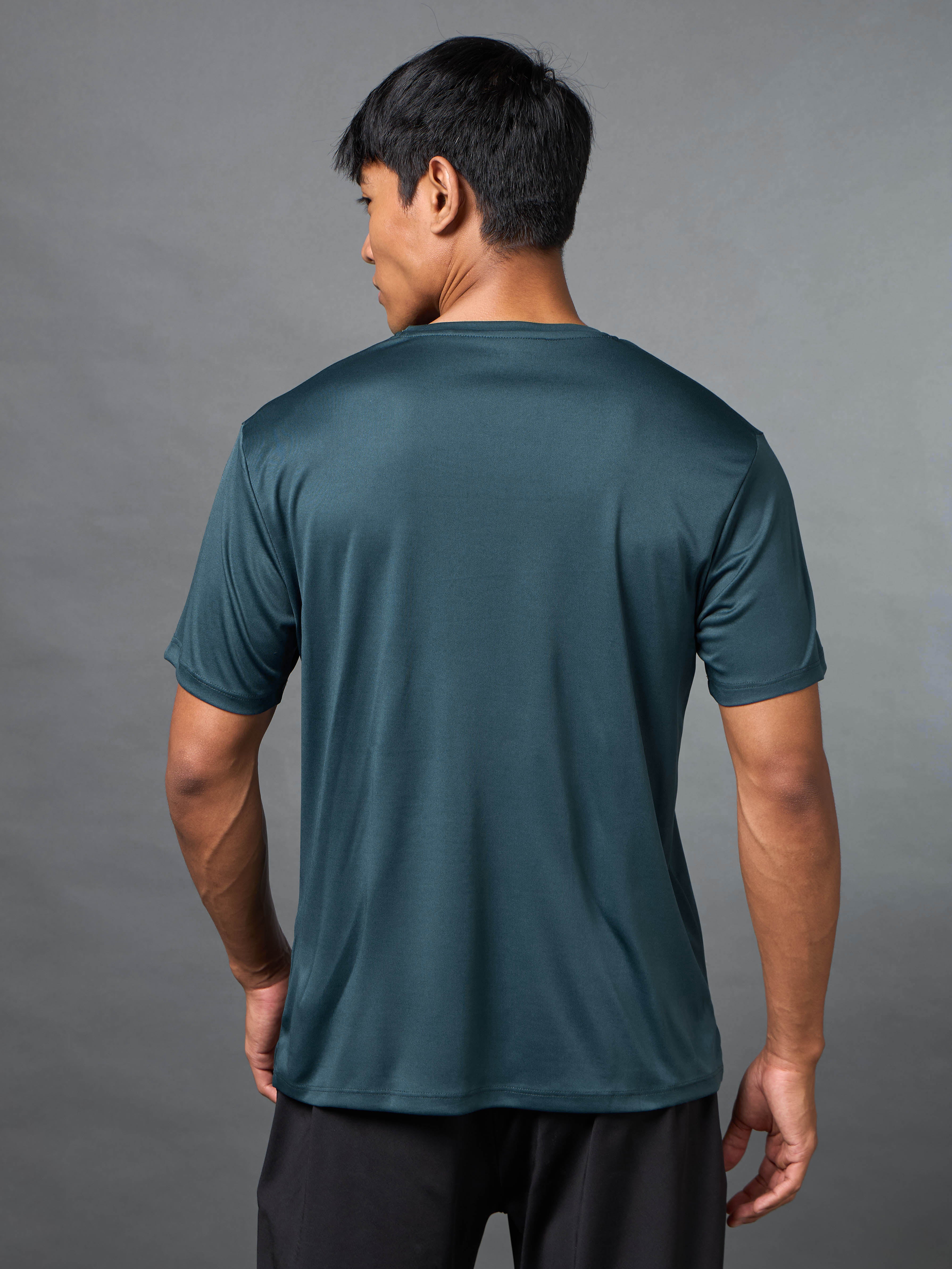 Men's Make Your Move Teal Performance T-shirt