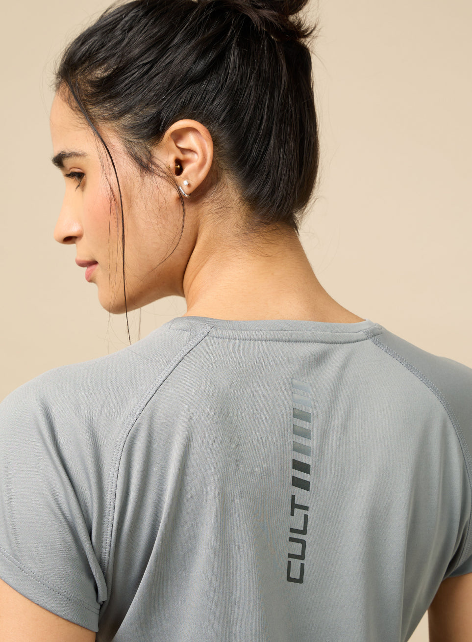 Women's Cult Energy Grey Performance T-shirt