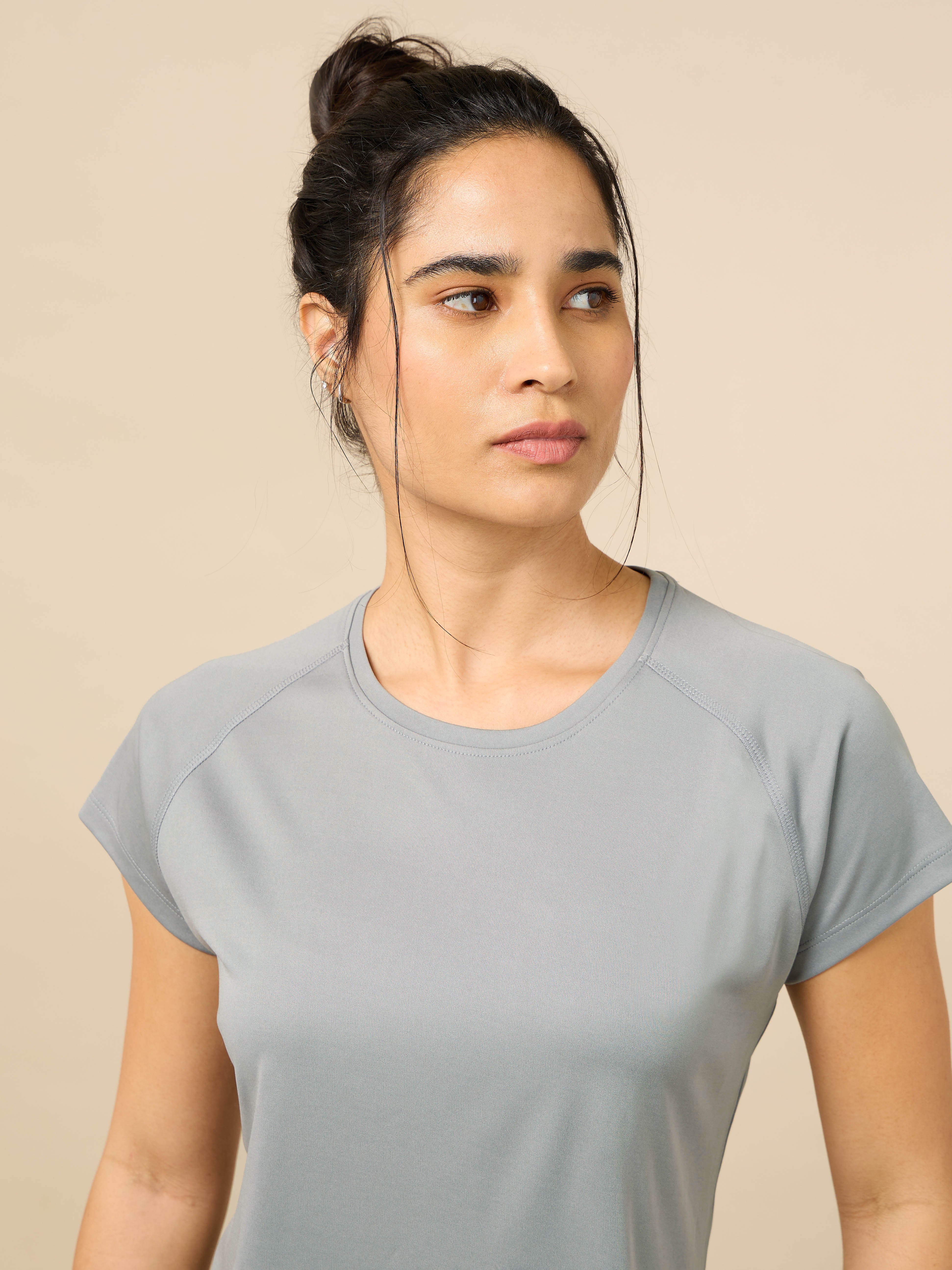 Women's Cult Energy Grey Performance T-shirt