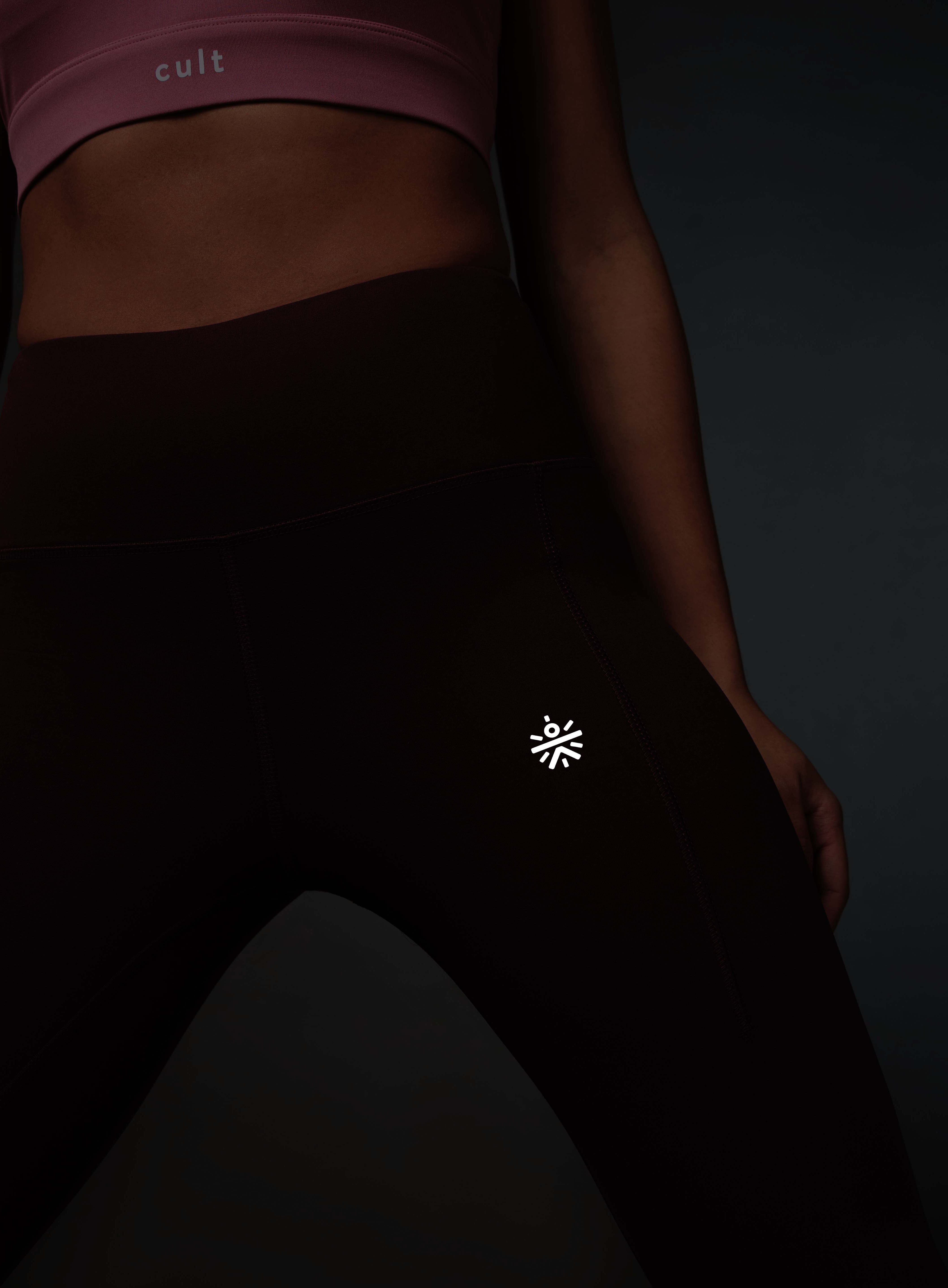 Women's Do It All Brown Performance Tights