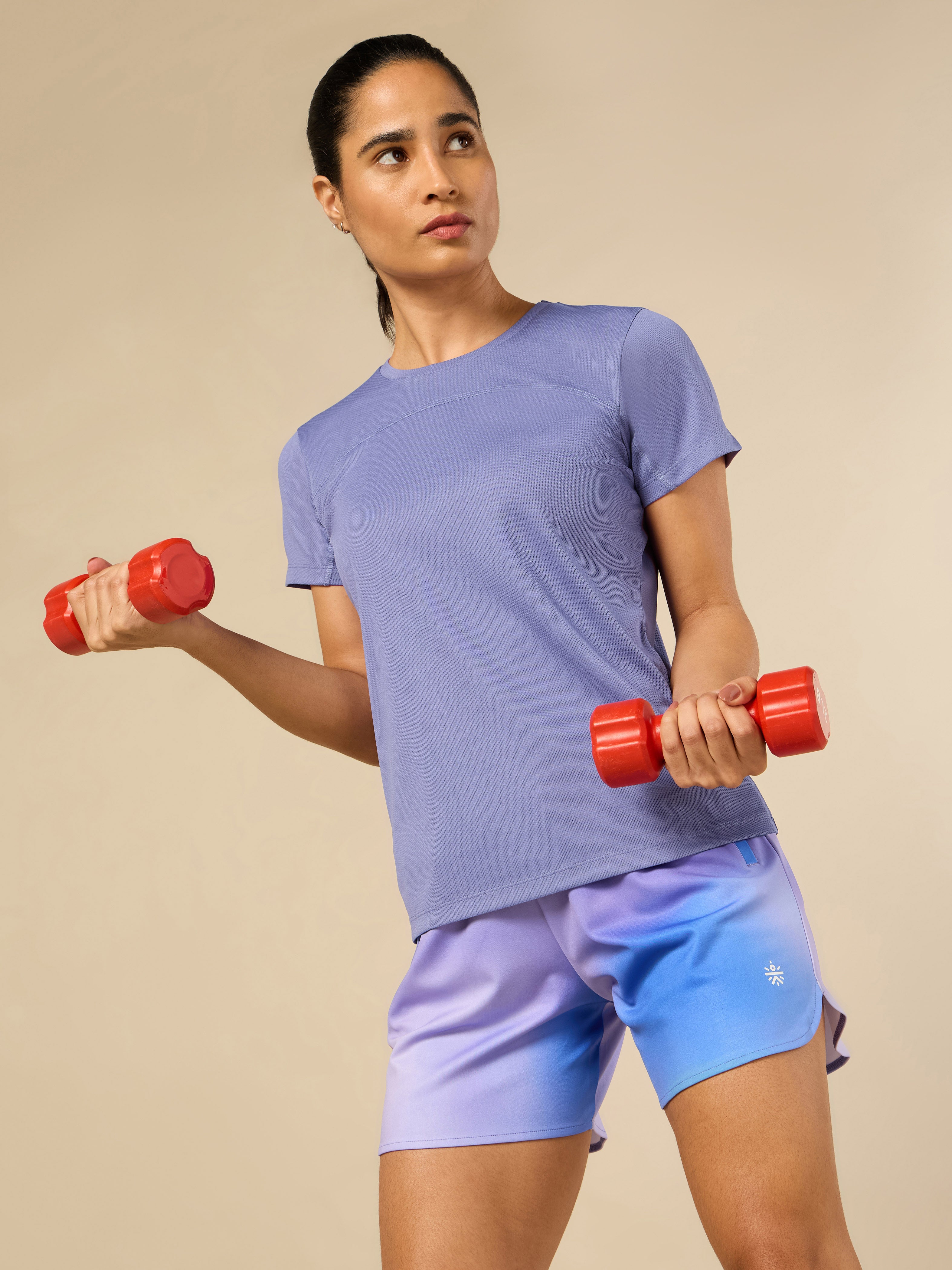 Women's HIIT Purple Performance T-shirt