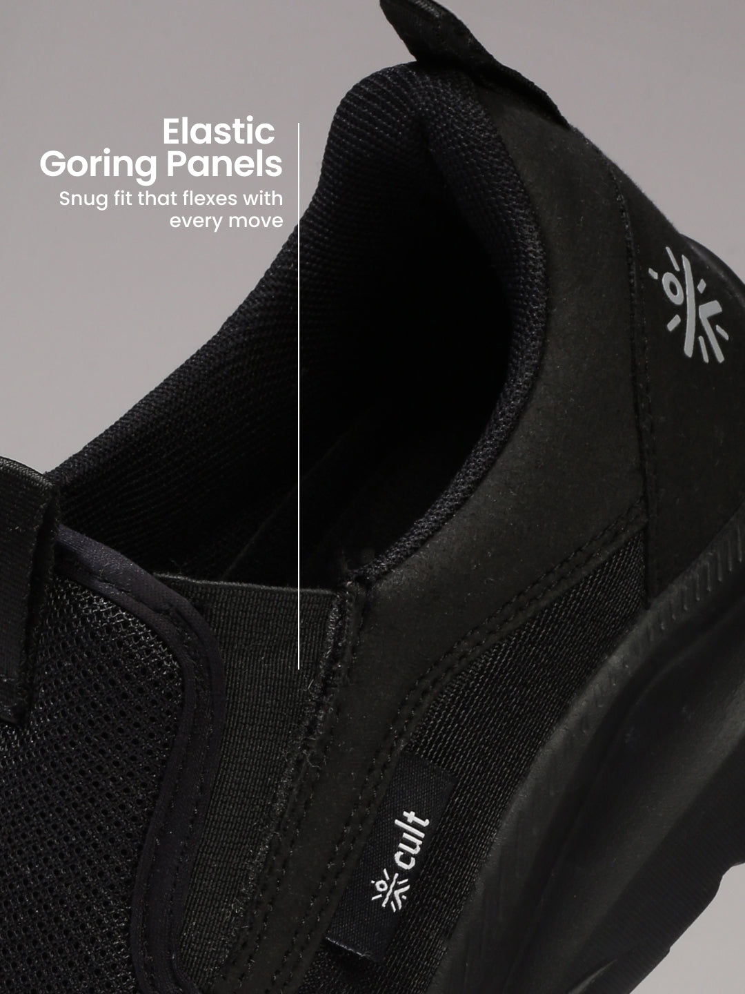 cult Men's Catalyst Slip-On Walking Shoes - Black