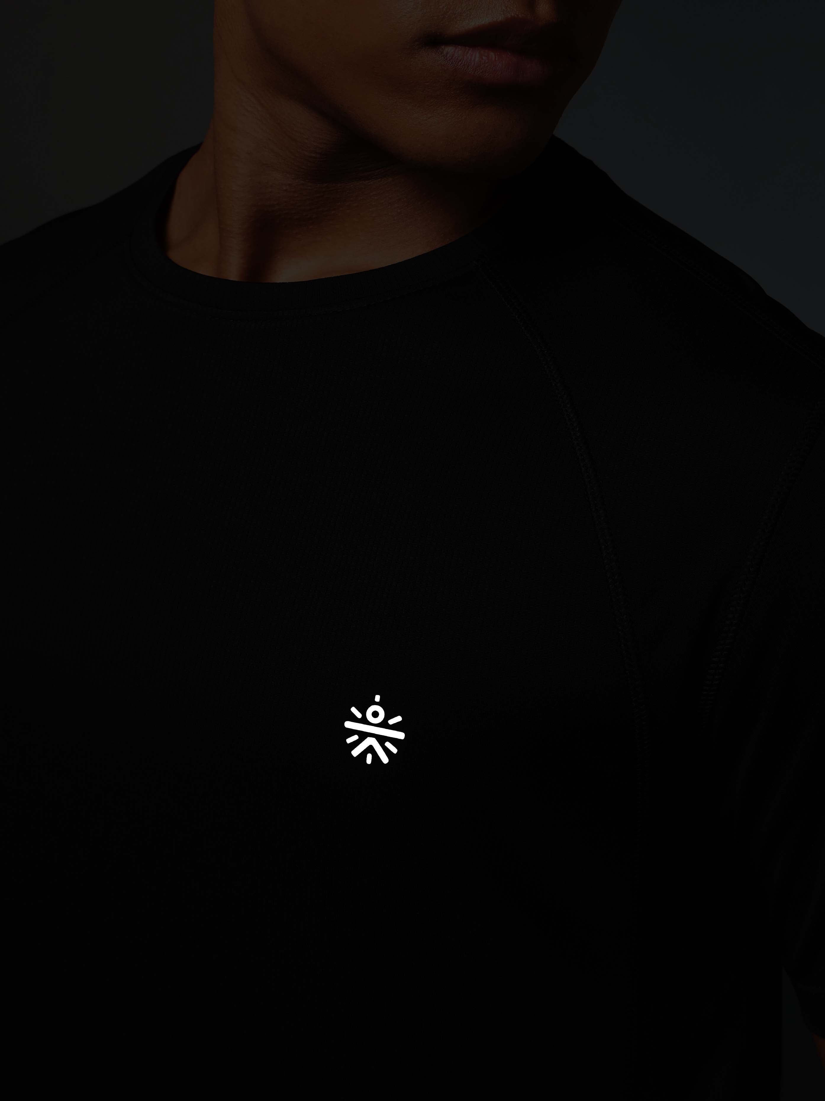 Men's Black Run Elevate T-shirt