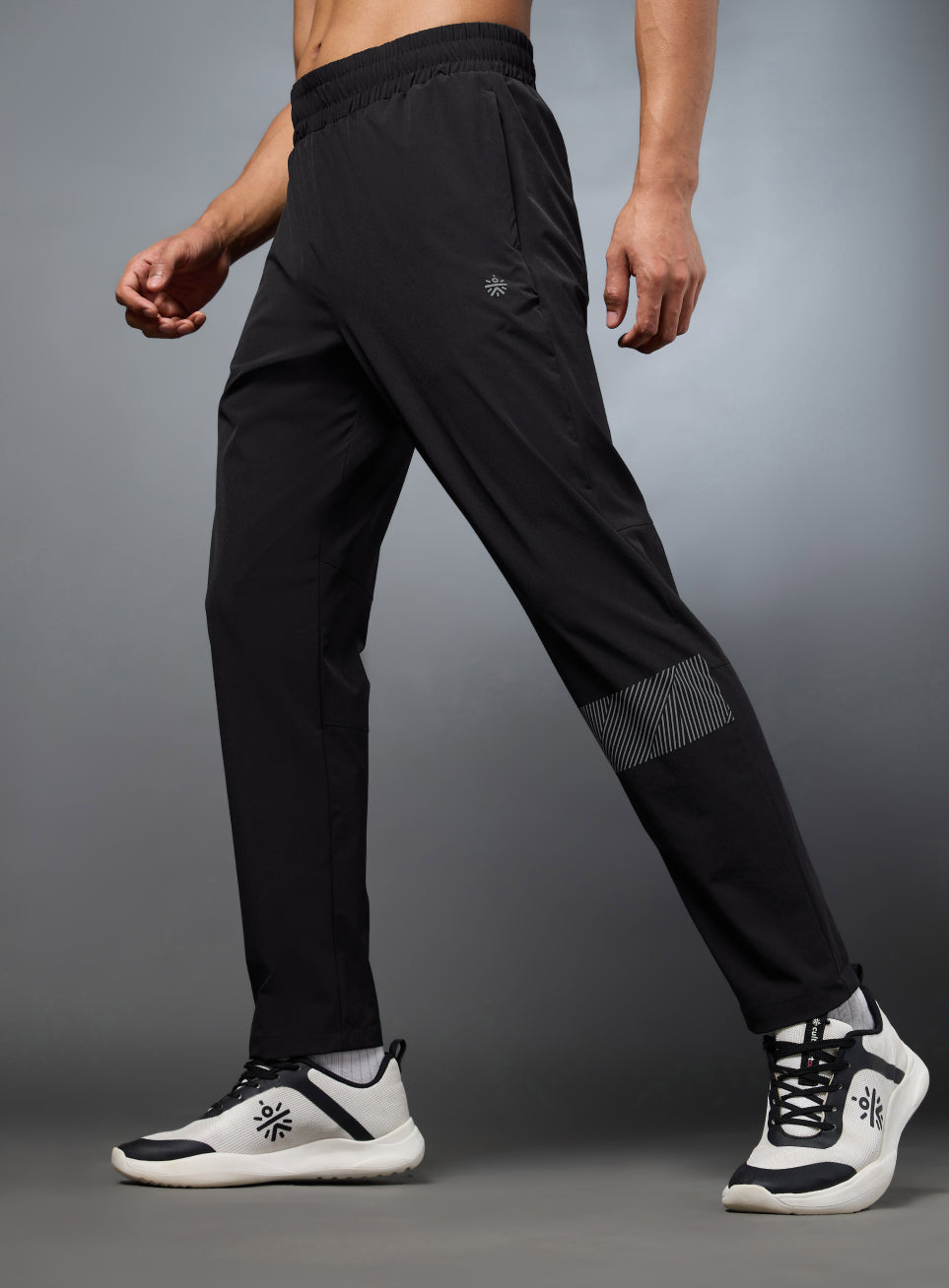 Men's Night Jogger Black Performance Trackpants