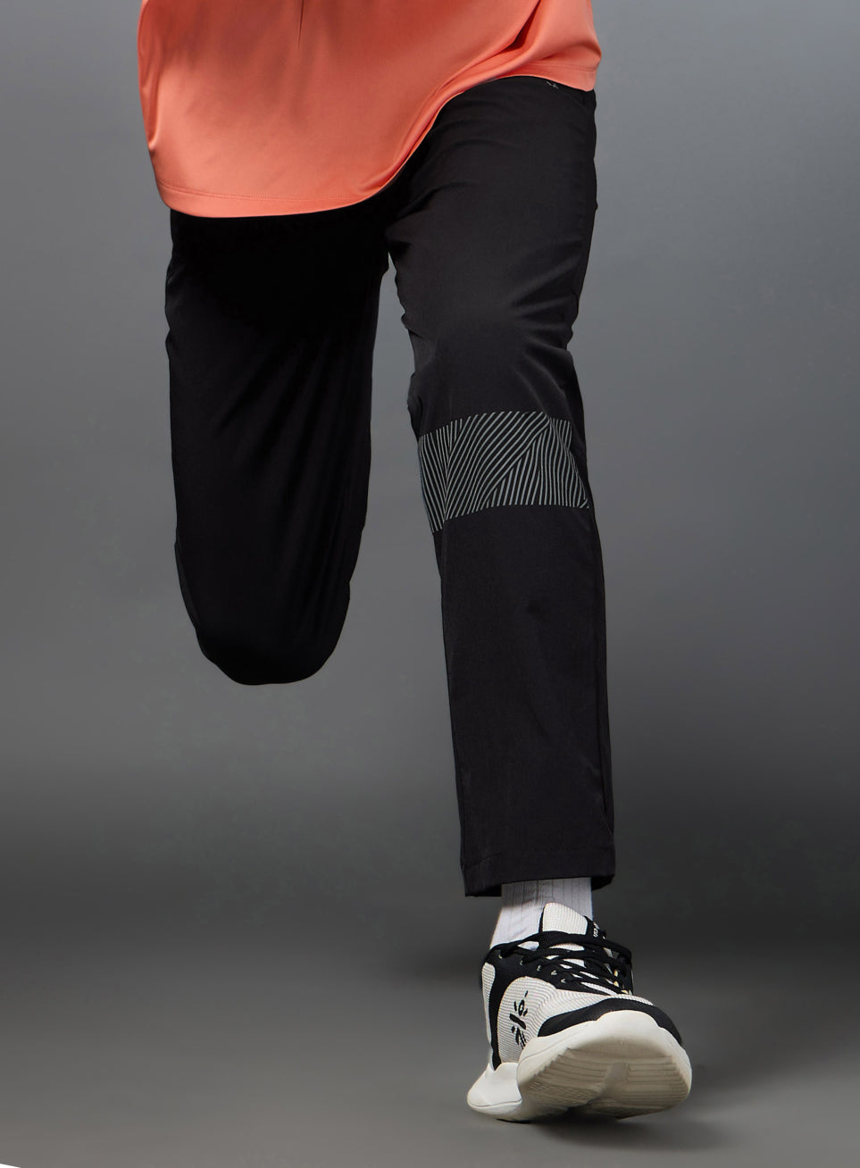 Men's Night Jogger Black Performance Trackpants