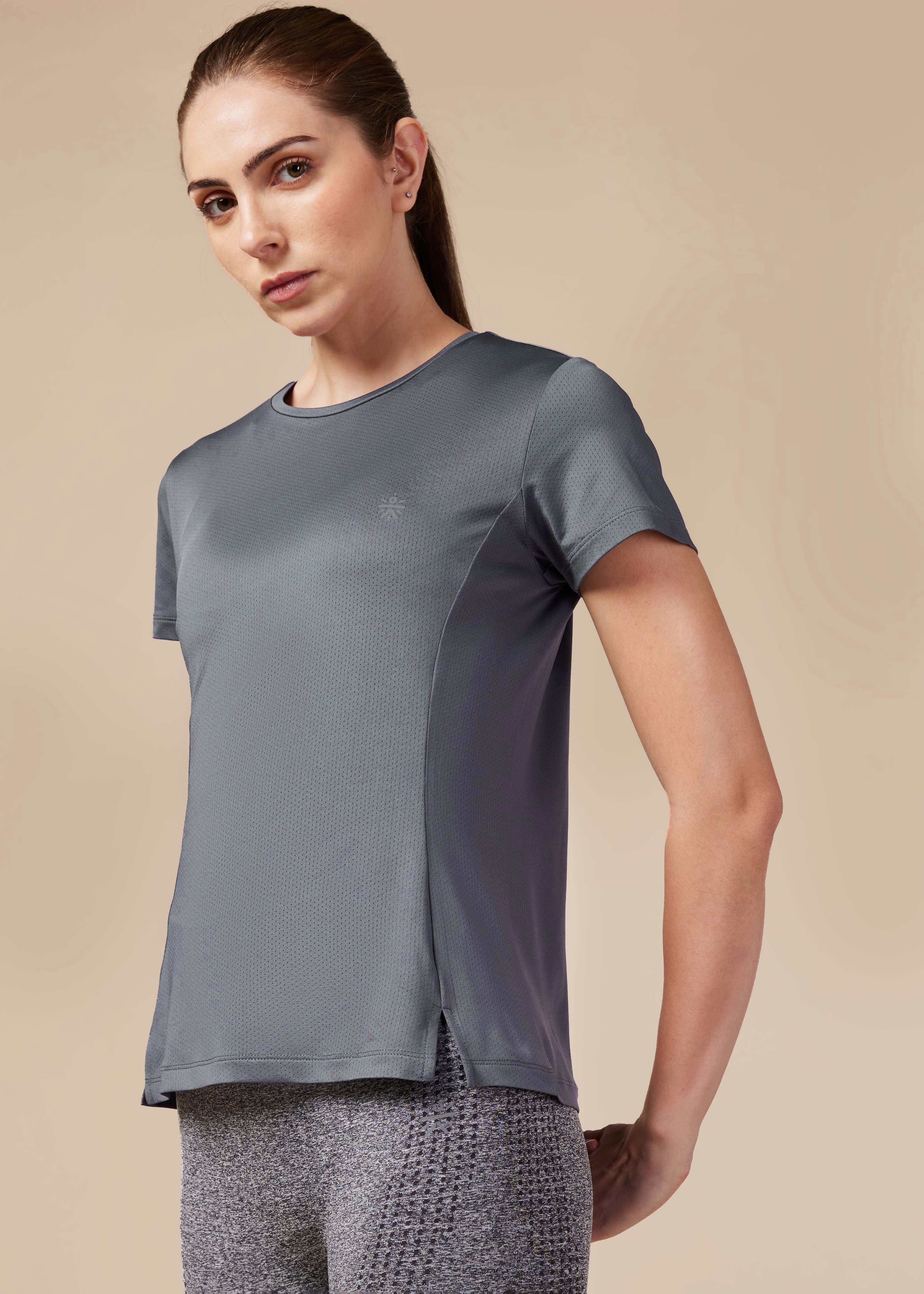 Women's Grey Move Forward Running T-shirt