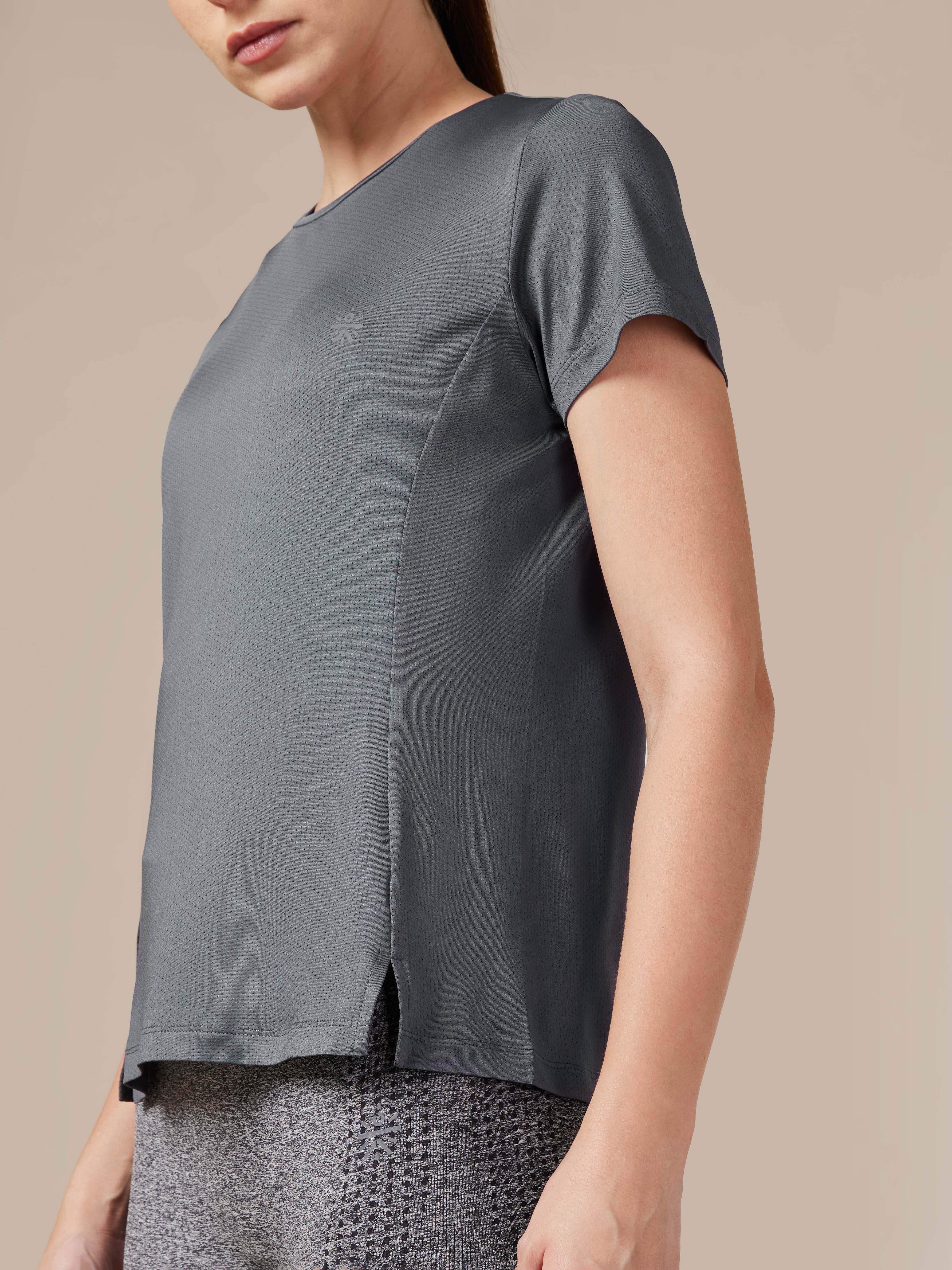 Women's Grey Move Forward Running T-shirt