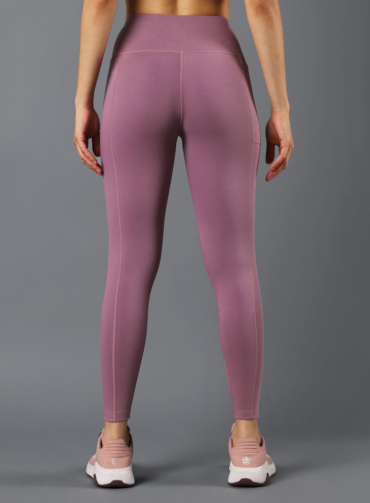 Women's Performance Cotton Purple Tights