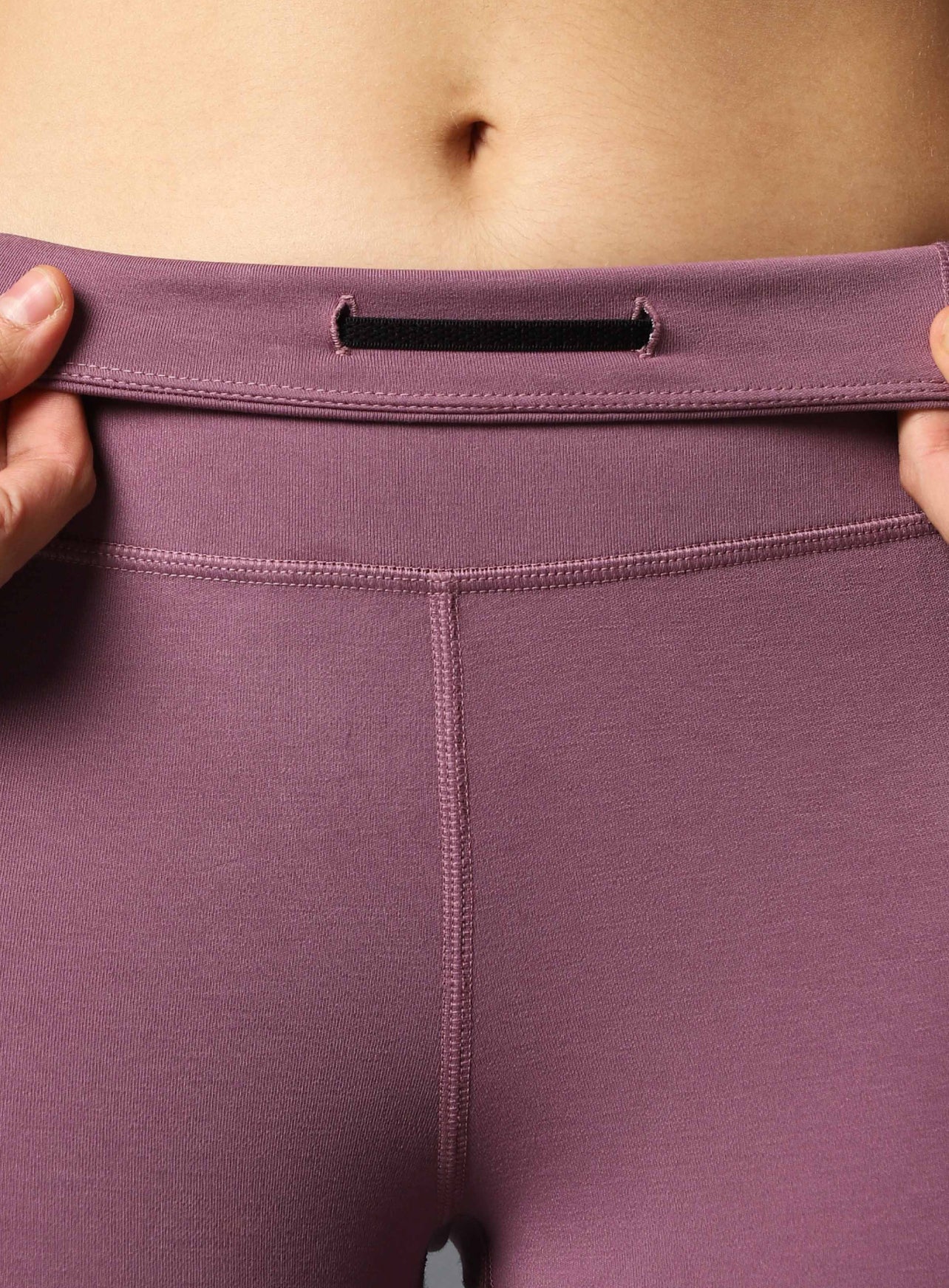 Women's Performance Cotton Purple Tights