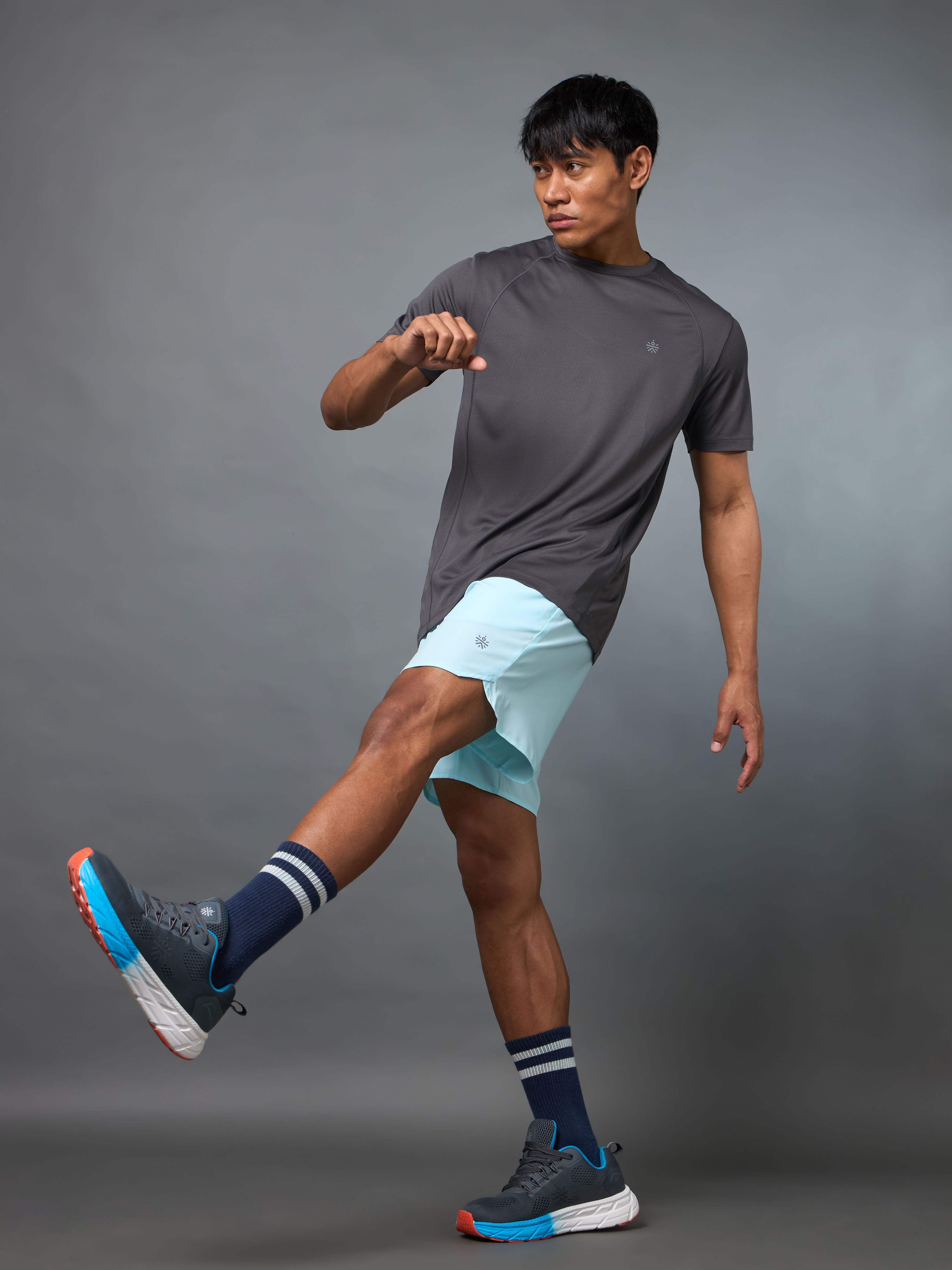 Men's Train All Day Essential Grey T-shirt